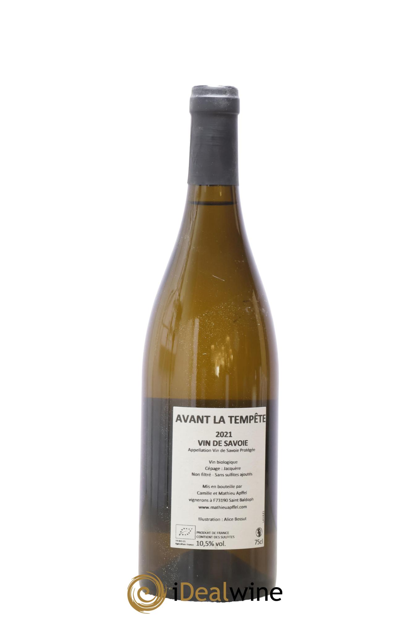 Vin de Savoie Avant La Tempête Apffel 2021 - Lot of 1 bottle - 1
