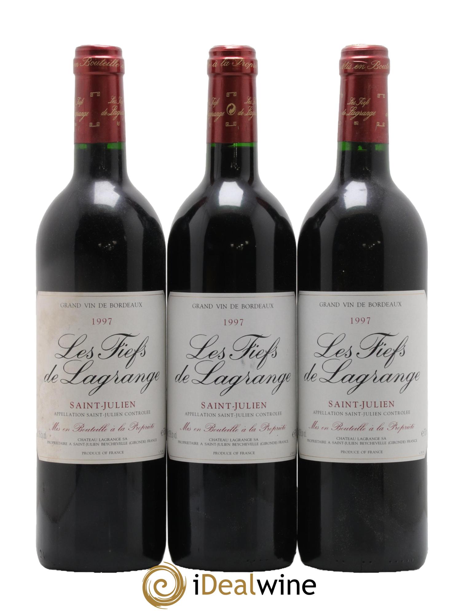 Les Fiefs de Lagrange Second Vin 1997 - Posten von 6 Flaschen - 1
