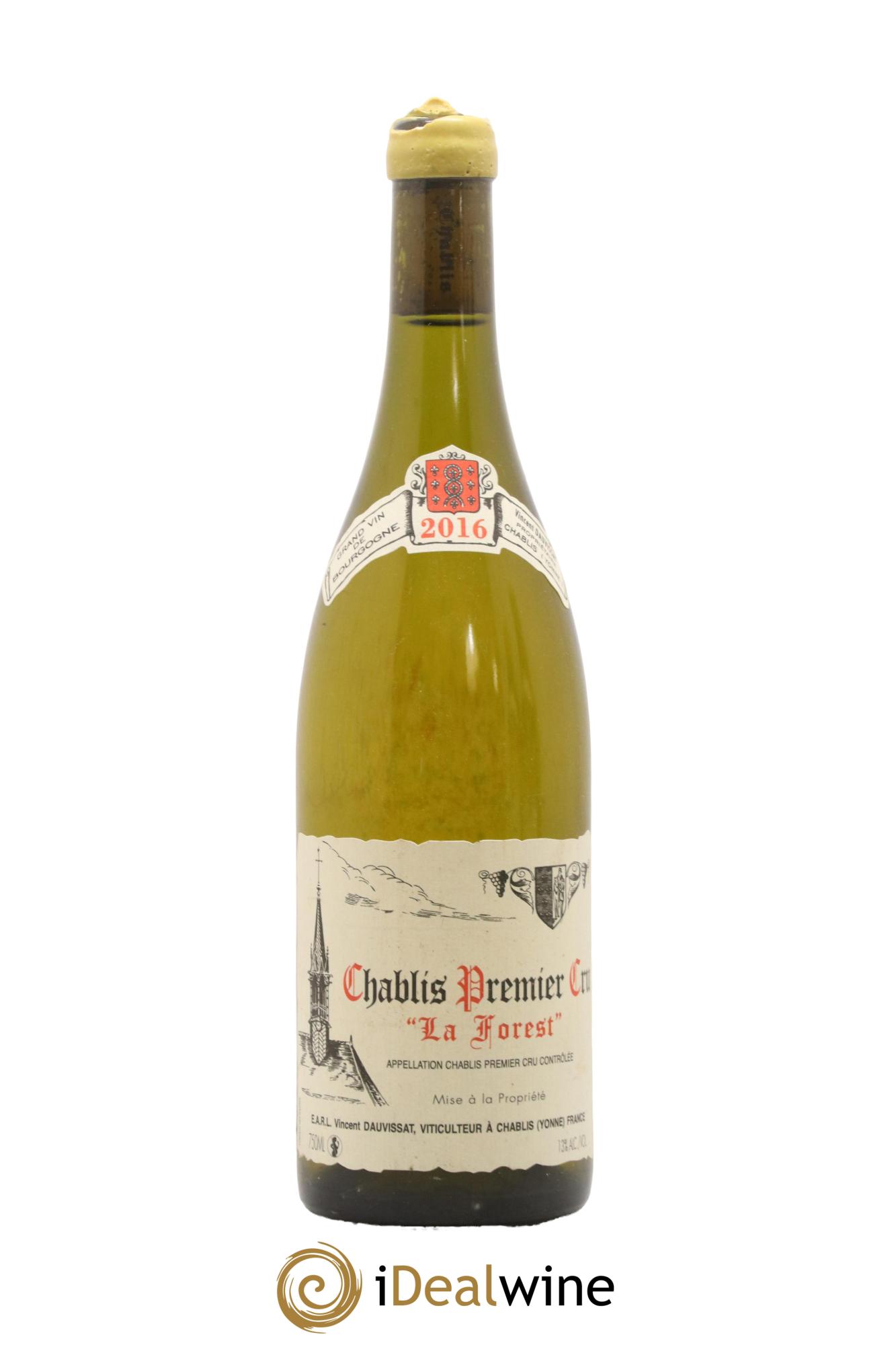 Chablis 1er Cru La Forest Vincent Dauvissat (Domaine) 2016 - Lot de 1 bouteille - 0