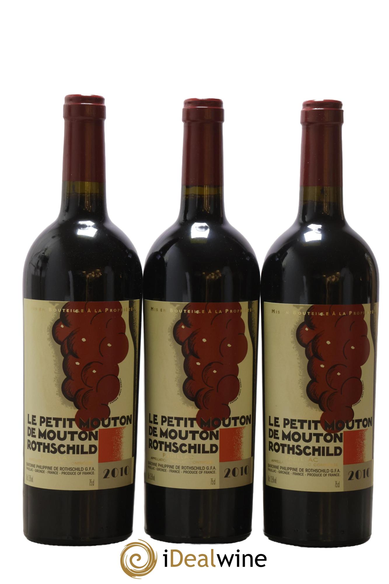 Petit Mouton Second Vin 2010 - Lotto di 6 bottiglie - 1