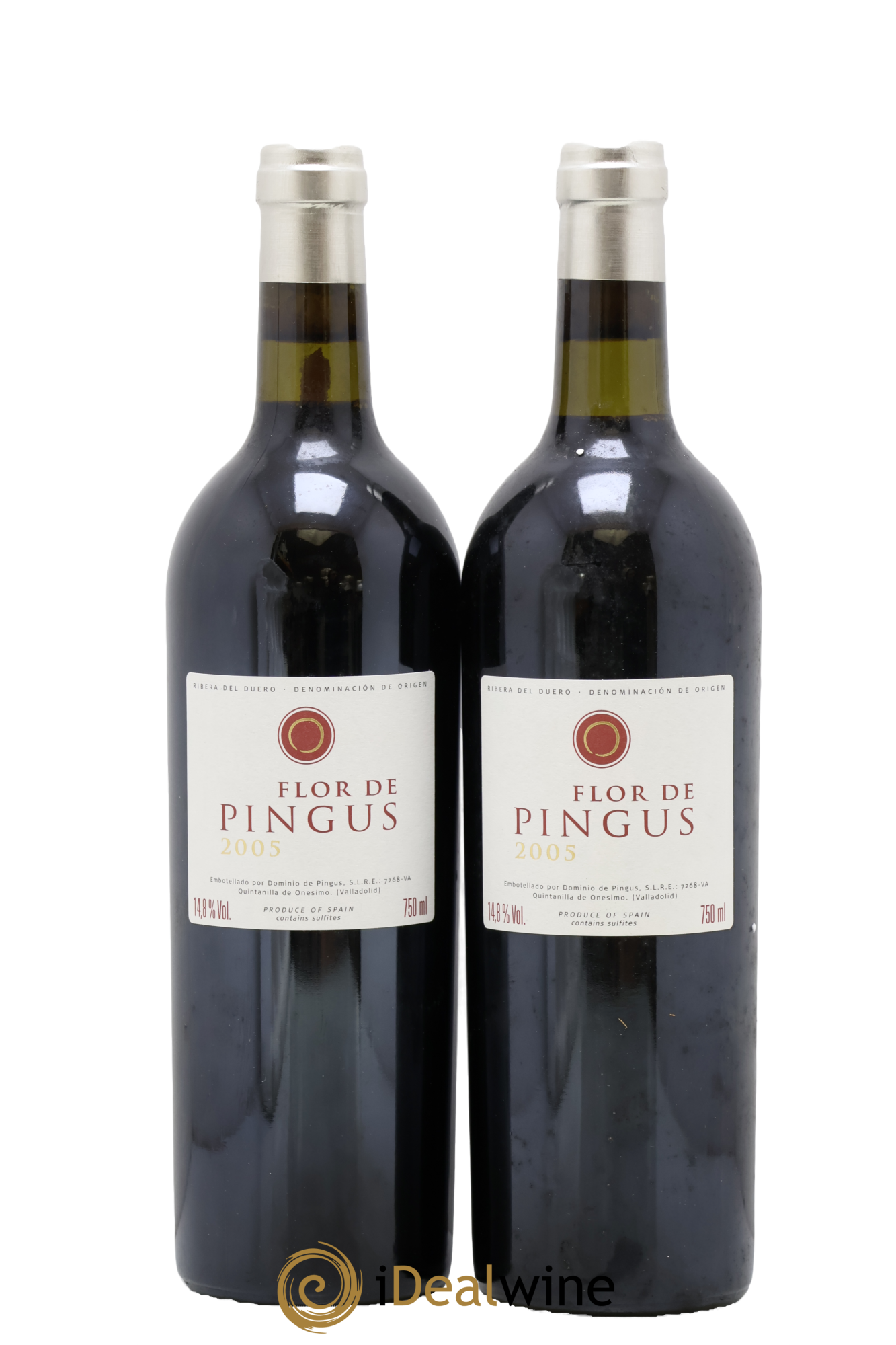 Ribera Del Duero Flor de Pingus Dominio de Pingus - Peter Sisseck 2005 - Lot de 2 bouteilles - 0