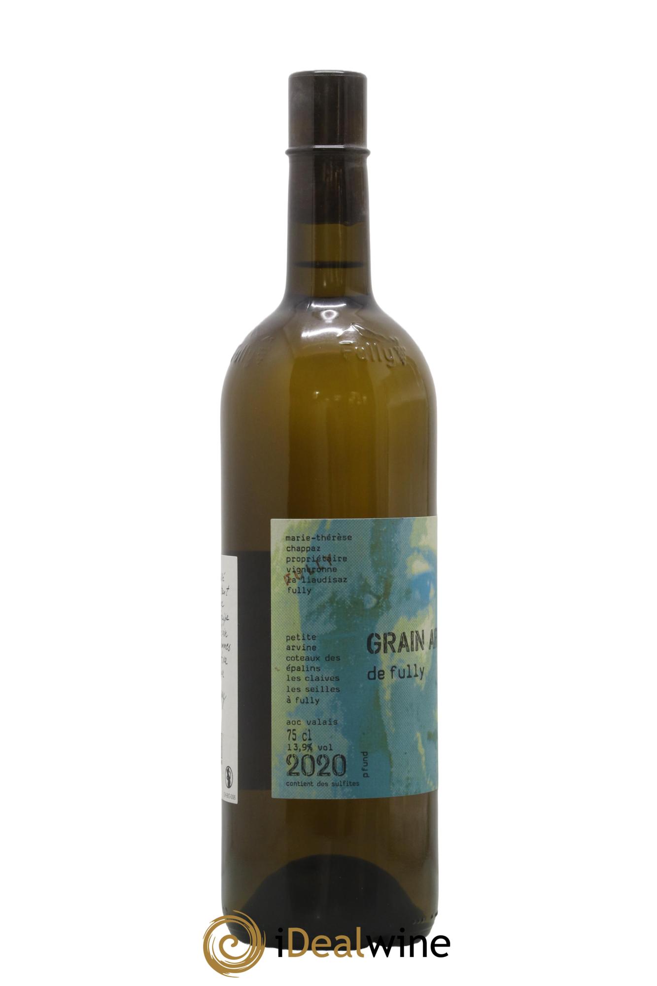 Valais Marie-Thérèse Chappaz Grain Arvine de Fully 2020 - Posten von 1 Flasche - 1
