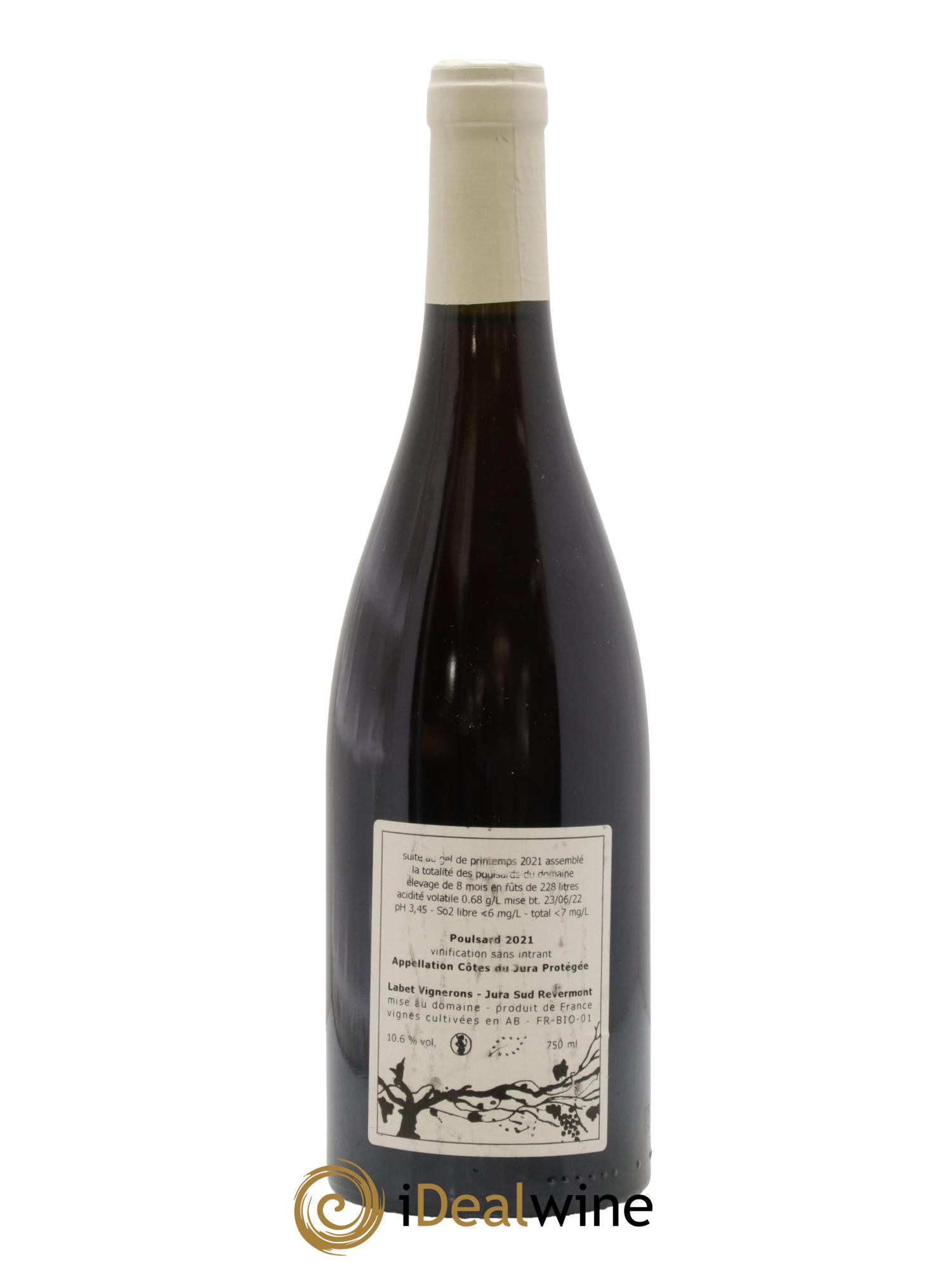 Côtes du Jura Les Parcelles Rares Poulsard Domaine Labet 2021 - Lot de 1 bouteille - 1