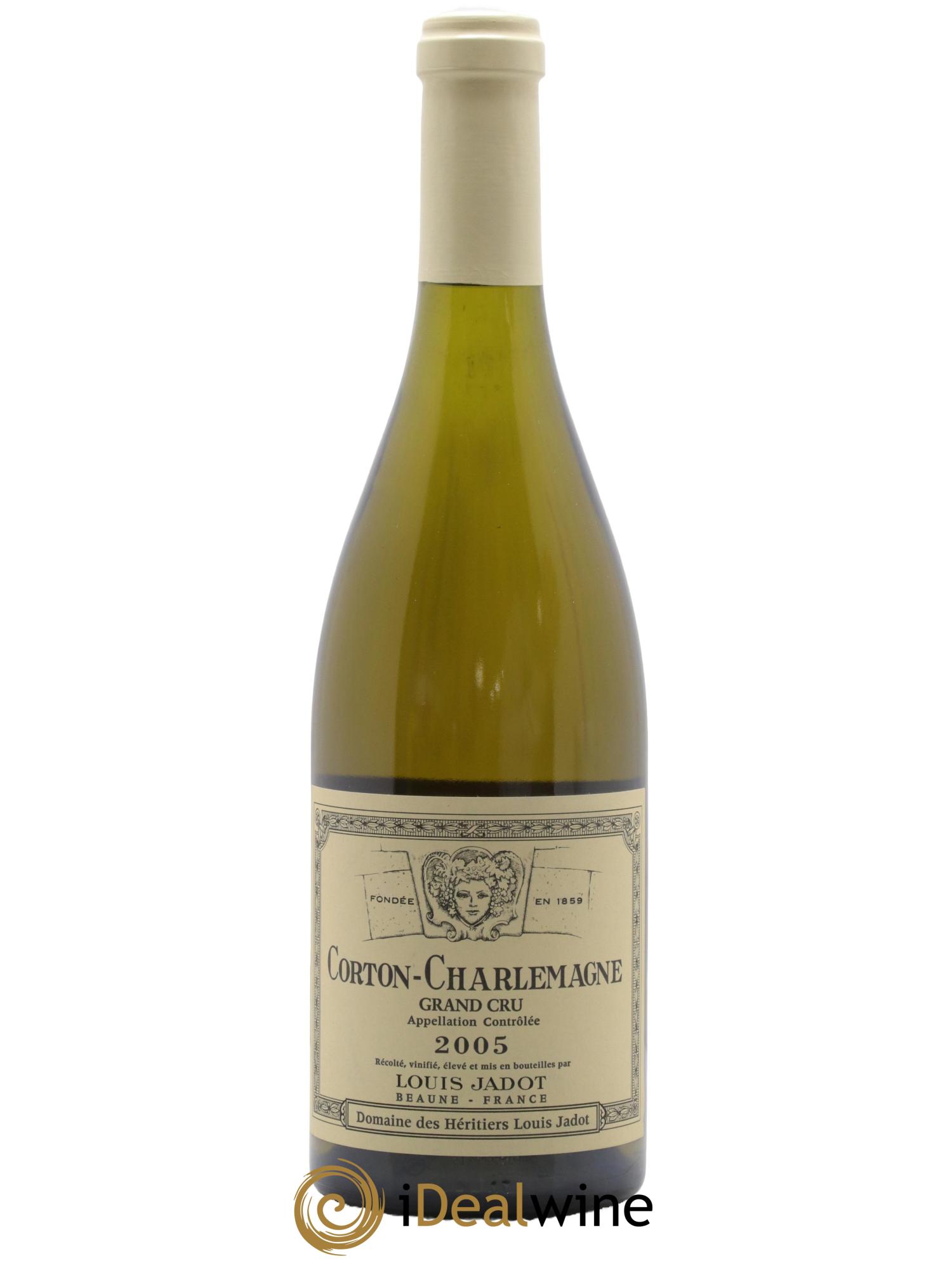 Corton-Charlemagne Grand Cru Héritiers Louis Jadot (Domaine des) - Louis Jadot 2005 - Lot de 1 bouteille - 0