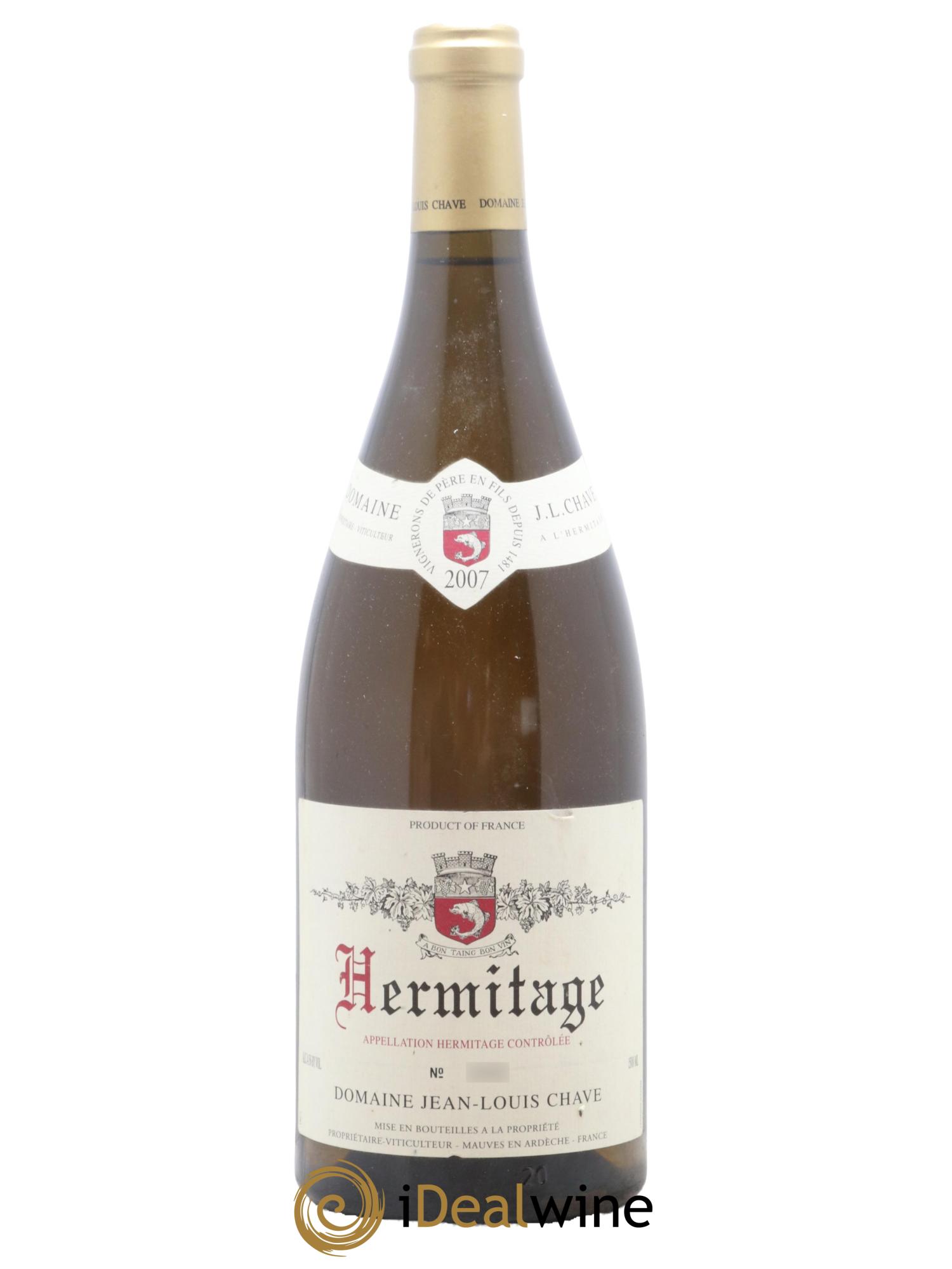 Hermitage Jean-Louis Chave 2007 - Posten von 1 Magnum - 0