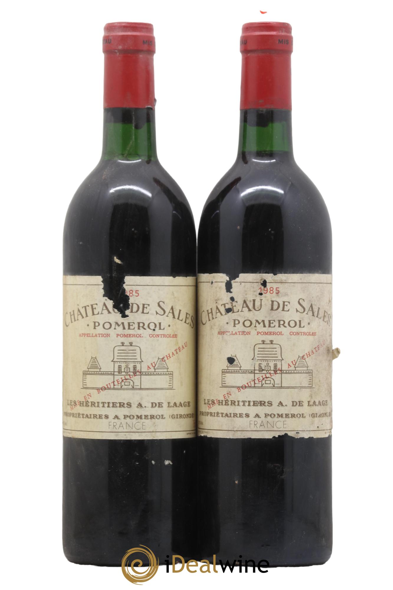 Château de Sales 1985 - Lot de 2 bouteilles - 0