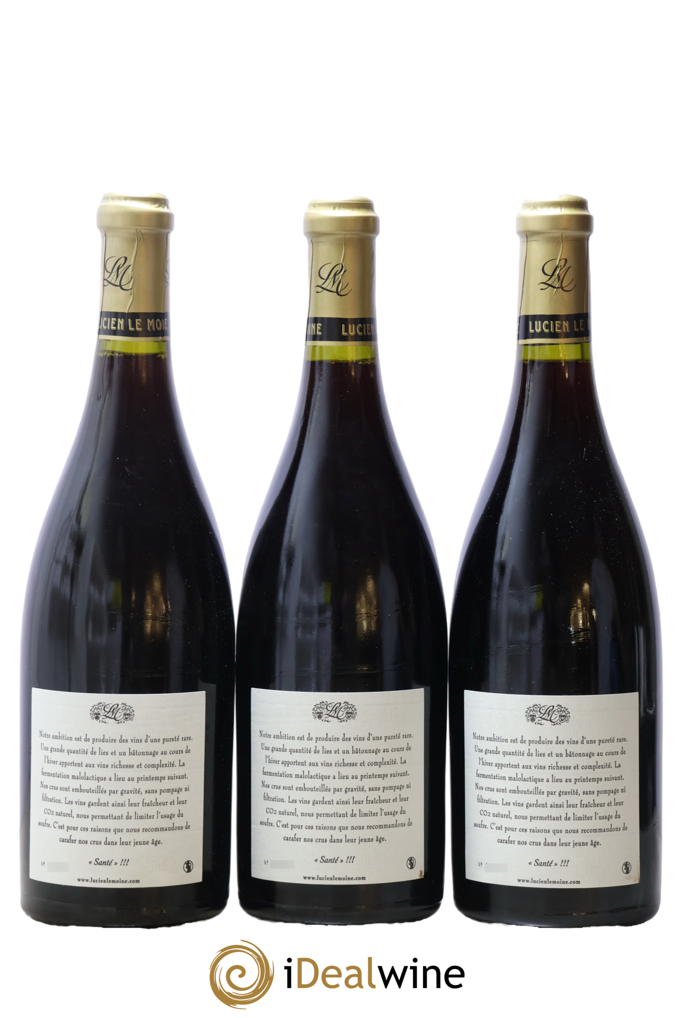 Bonnes-Mares Grand Cru Lucien Le Moine 2008 - Lot de 3 bouteilles - 1