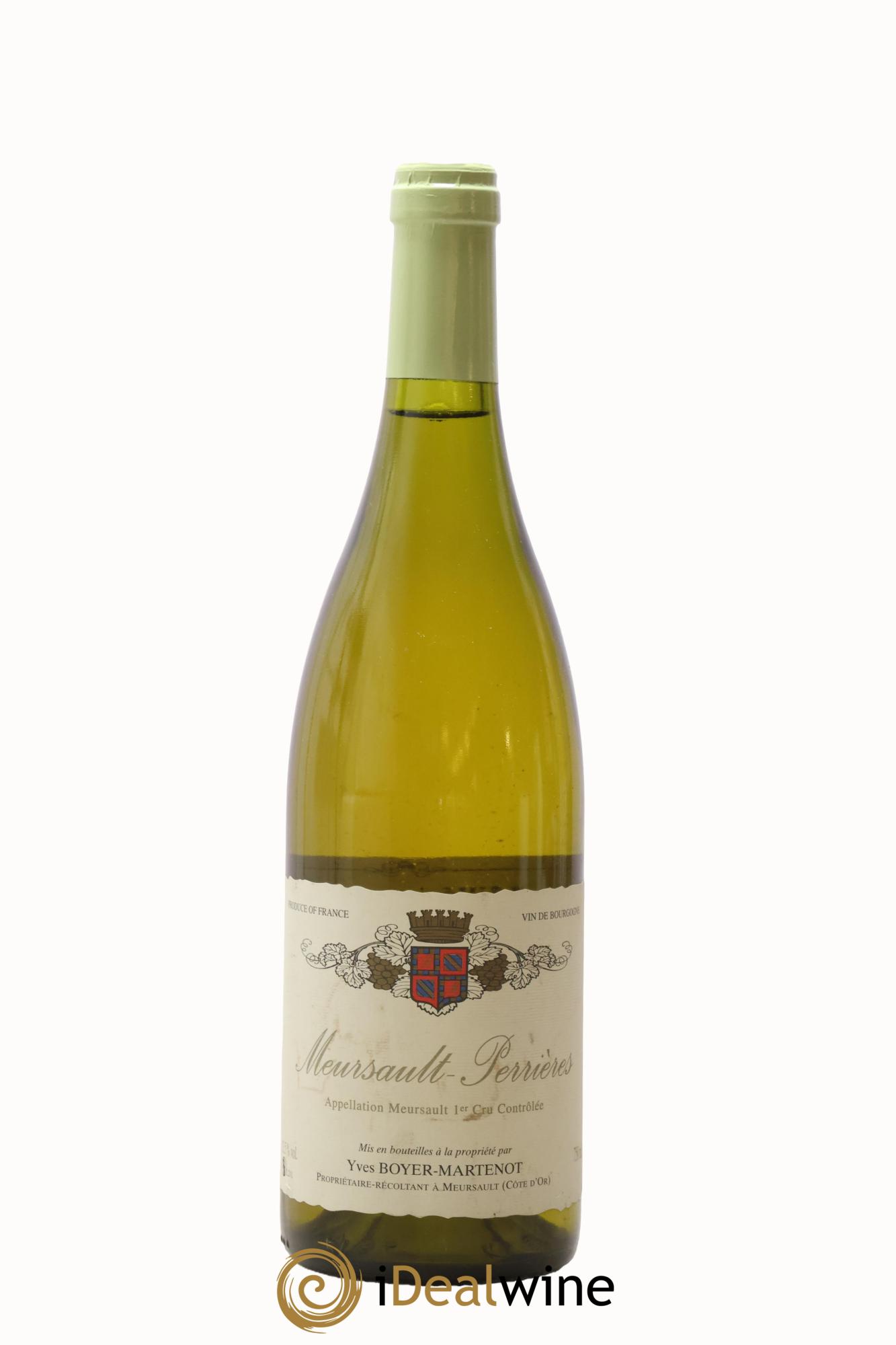Meursault 1er Cru Perrières Boyer-Martenot 2008 - Lot de 1 bouteille - 0