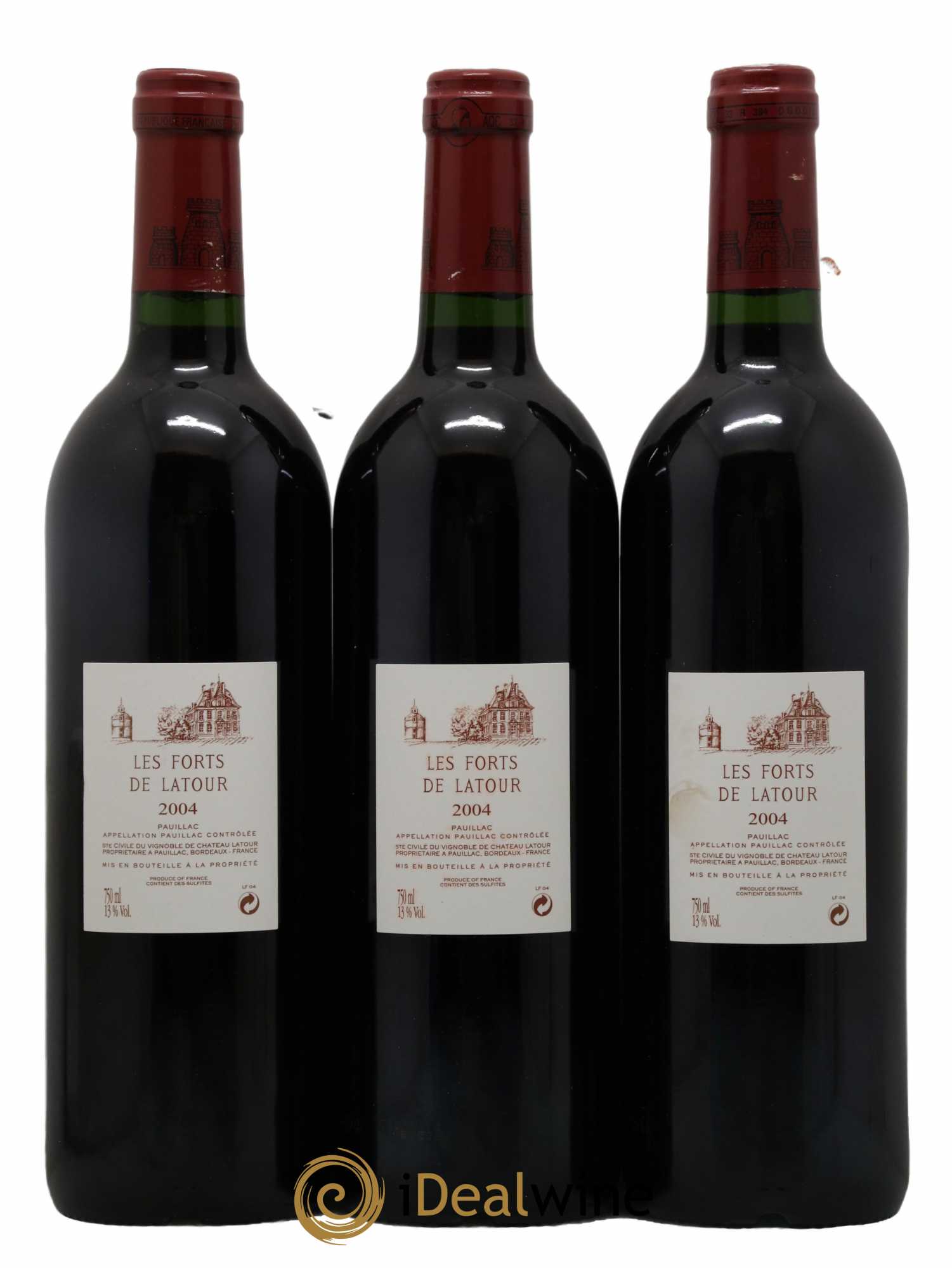 Les Forts de Latour Second Vin 2004 - Posten von 3 Flaschen - 1