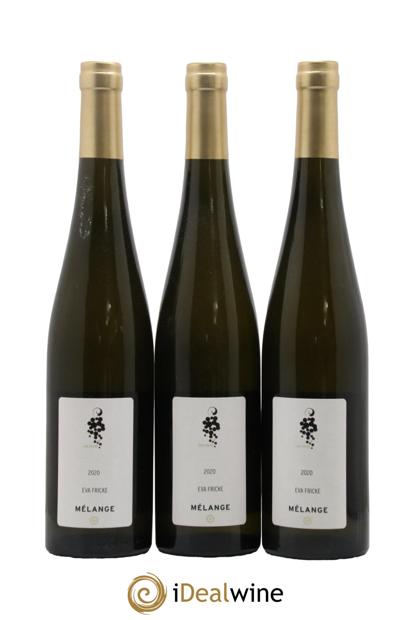 Allemagne Riesling Trocken GBA Melange Fricke Eva 2020 - Posten von 3 Flaschen - 0