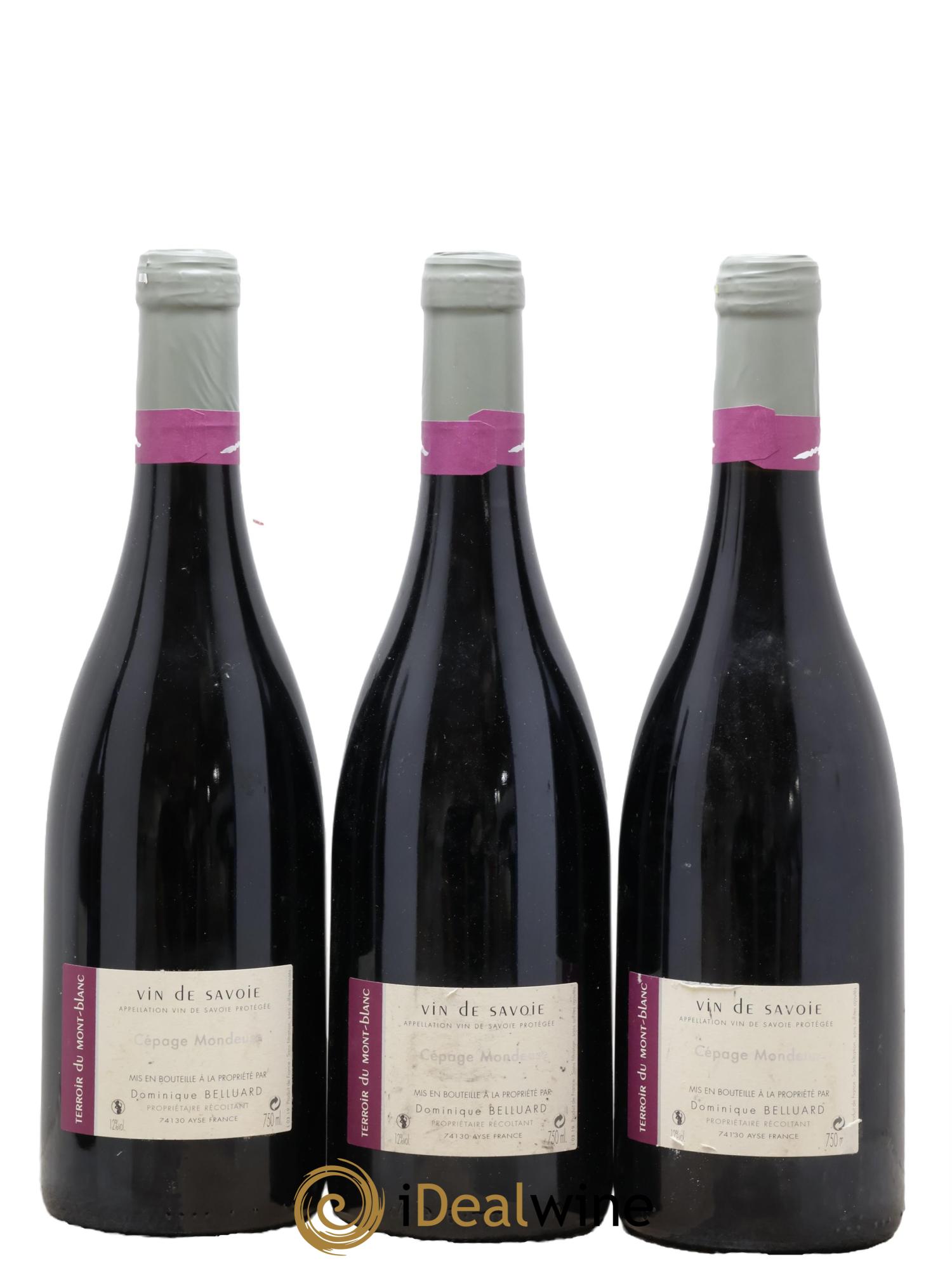 Vin de France Mondeuse Domaine Belluard 2019 - Lotto di 3 bottiglie - 1