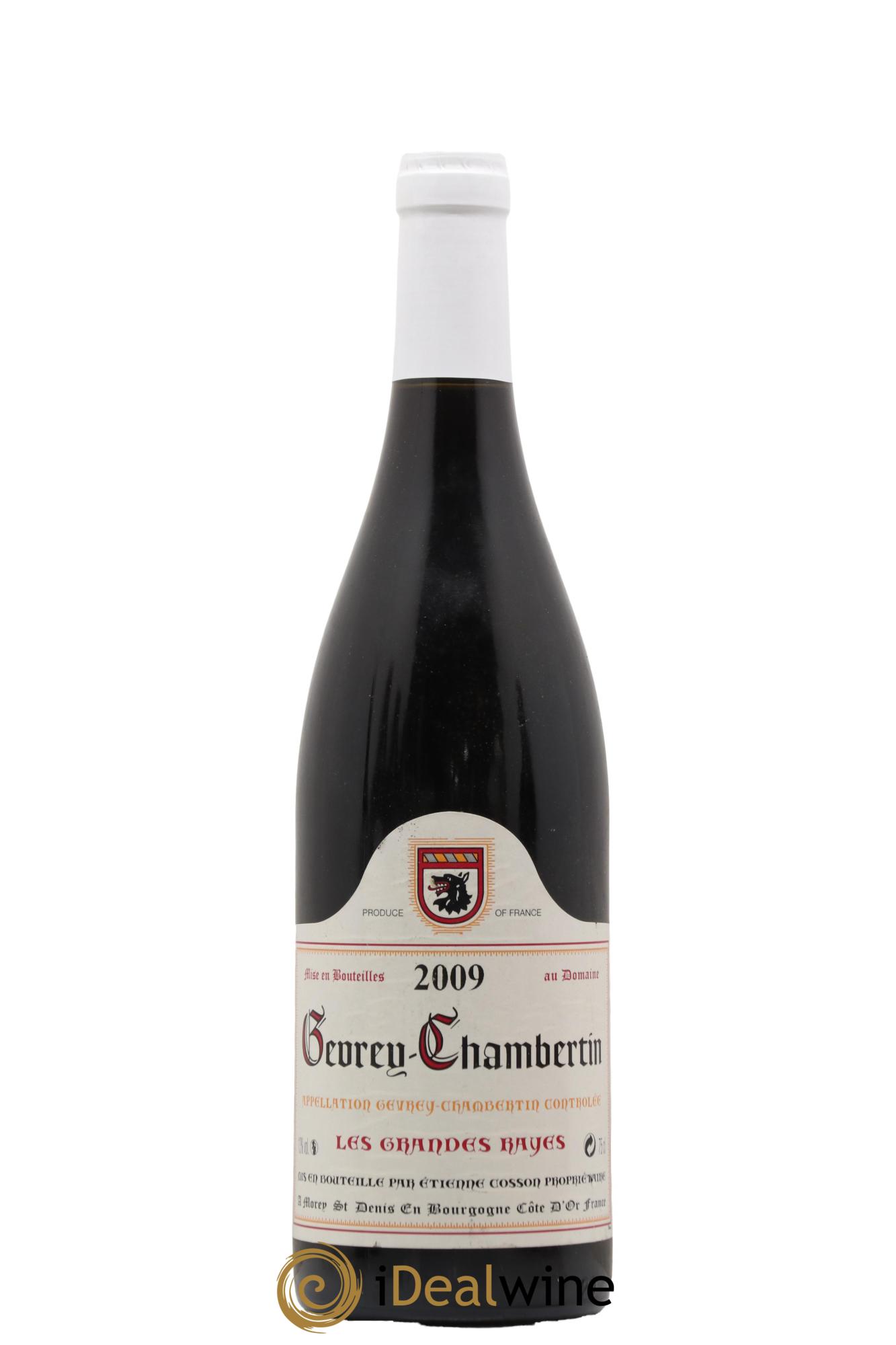 Gevrey-Chambertin Les Grandes Rayes Cosson 2009 - Lot de 1 bouteille - 0