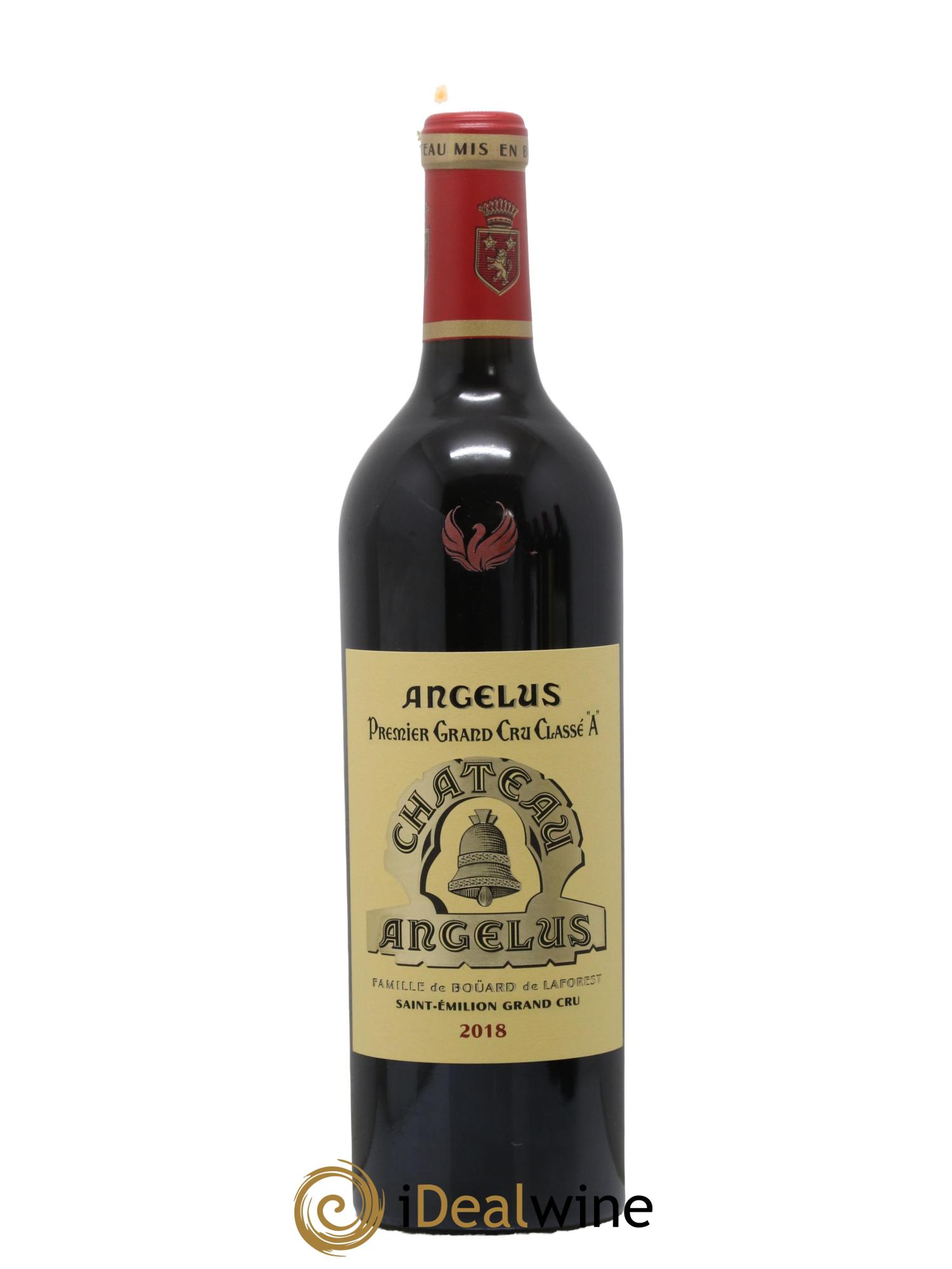 Château Angélus 1er Grand Cru Classé A 2018 - Lot de 1 bouteille - 0