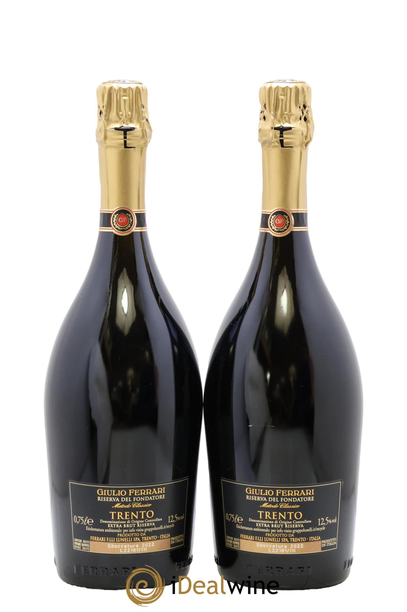 Trento DOC Riserva Del Fondatore Giulio Ferrari 2010 - Posten von 2 Flaschen - 1