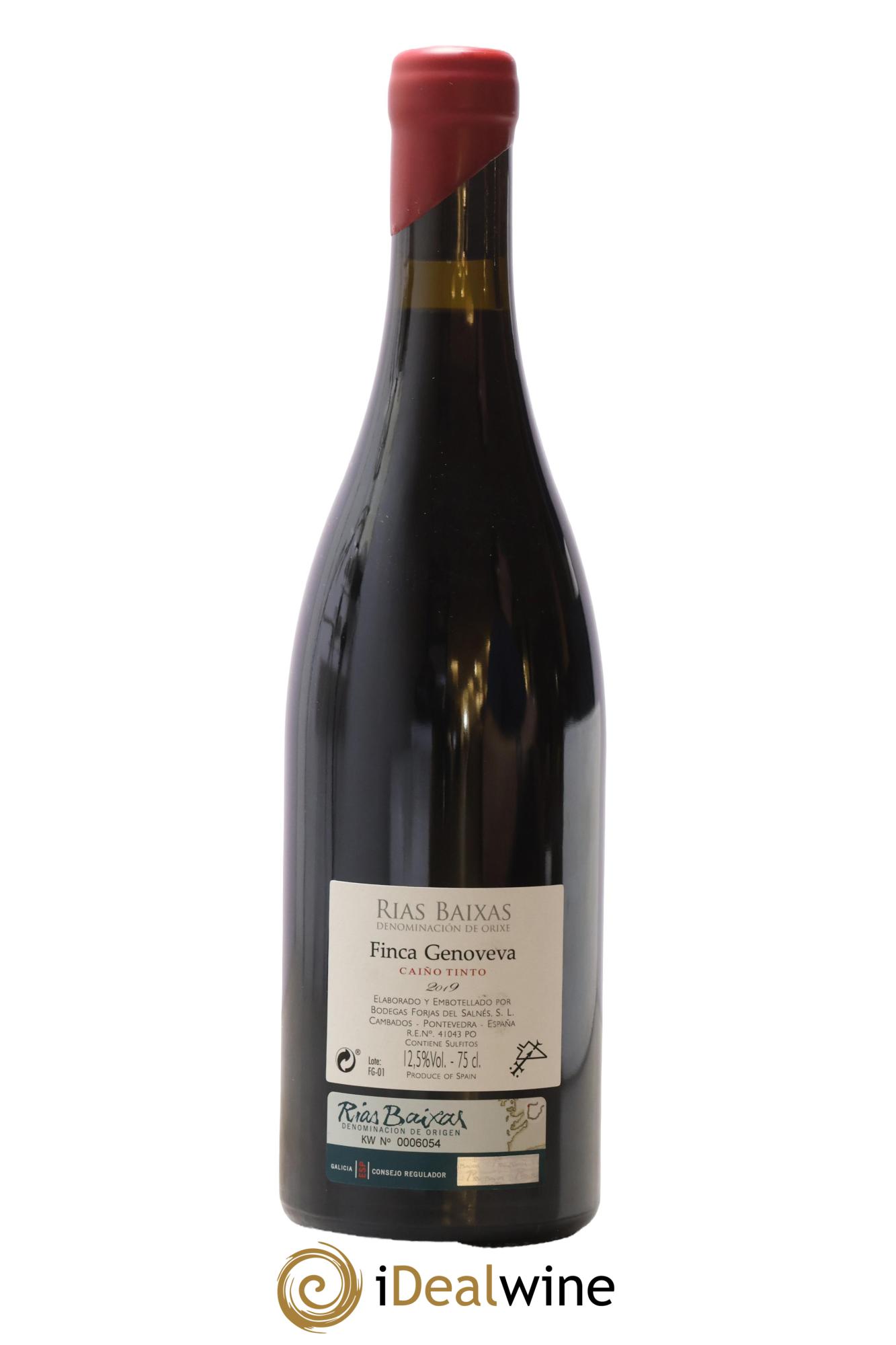 Espagne Rias Baixas Finca Genoveva Caino Forjas del Salnés 2019 - Lot of 1 bottle - 1