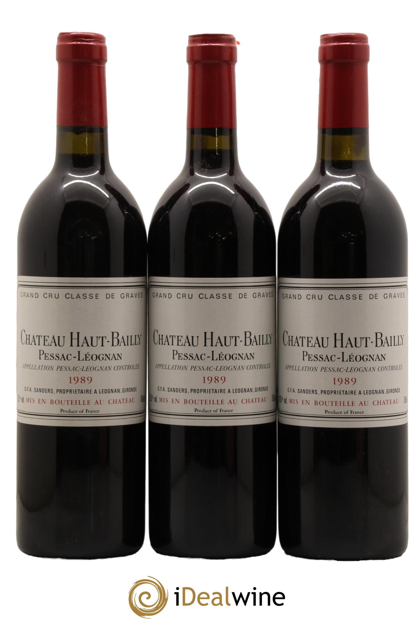 Château Haut-Bailly Cru Classé de Graves 1989 - Lot de 12 bouteilles - 3