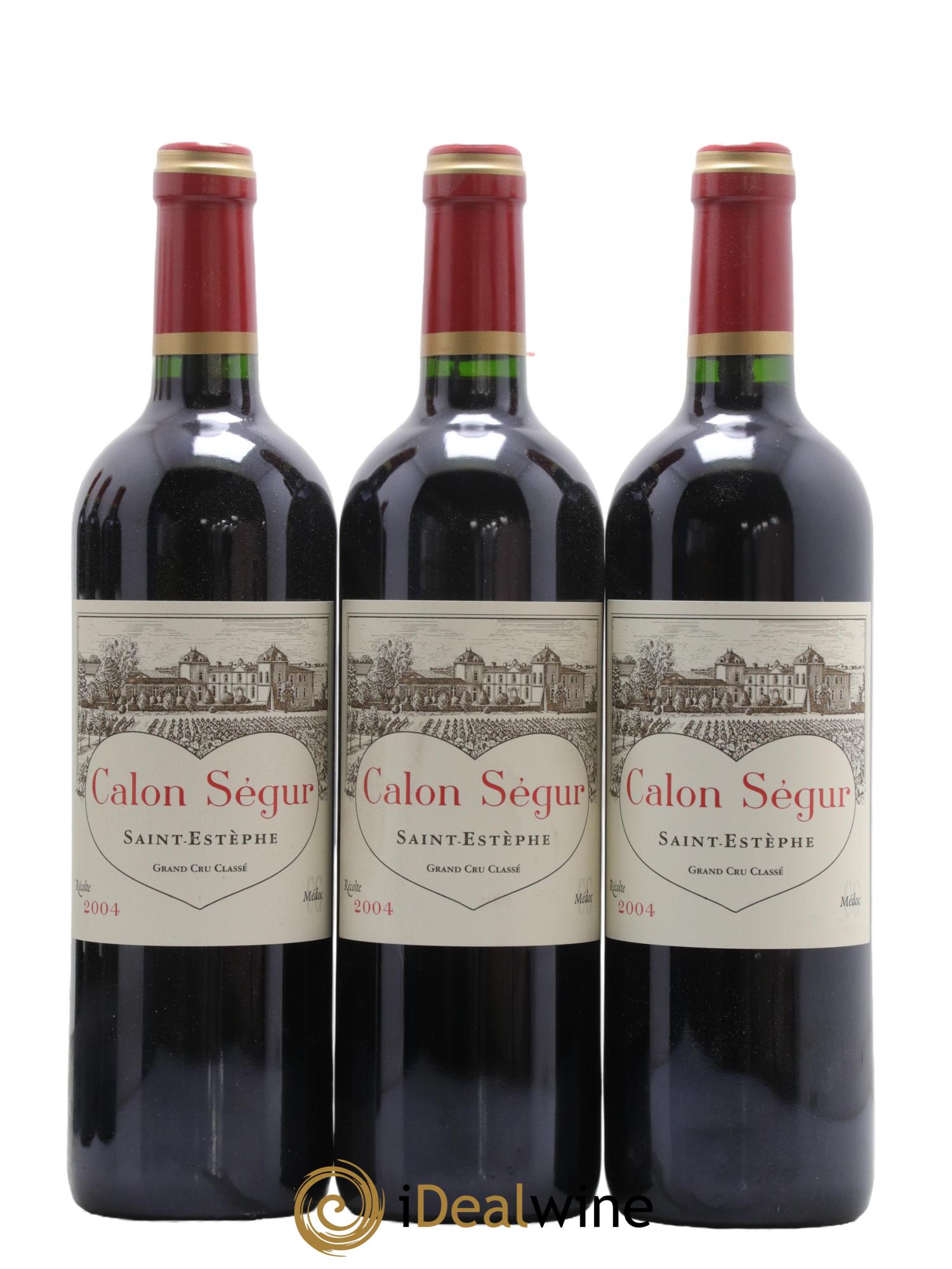 Château Calon Ségur 3ème Grand Cru Classé  2004 - Lot of 12 bottles - 3