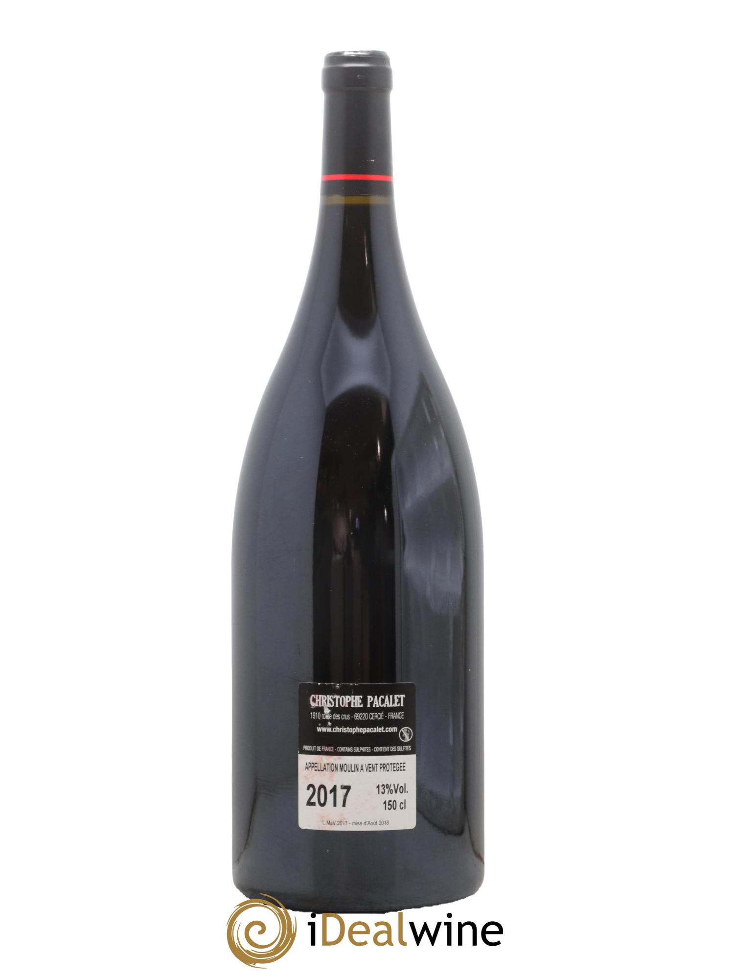 Moulin-à-Vent Domaine Christophe Pacalet 2017 - Lot de 1 magnum - 1