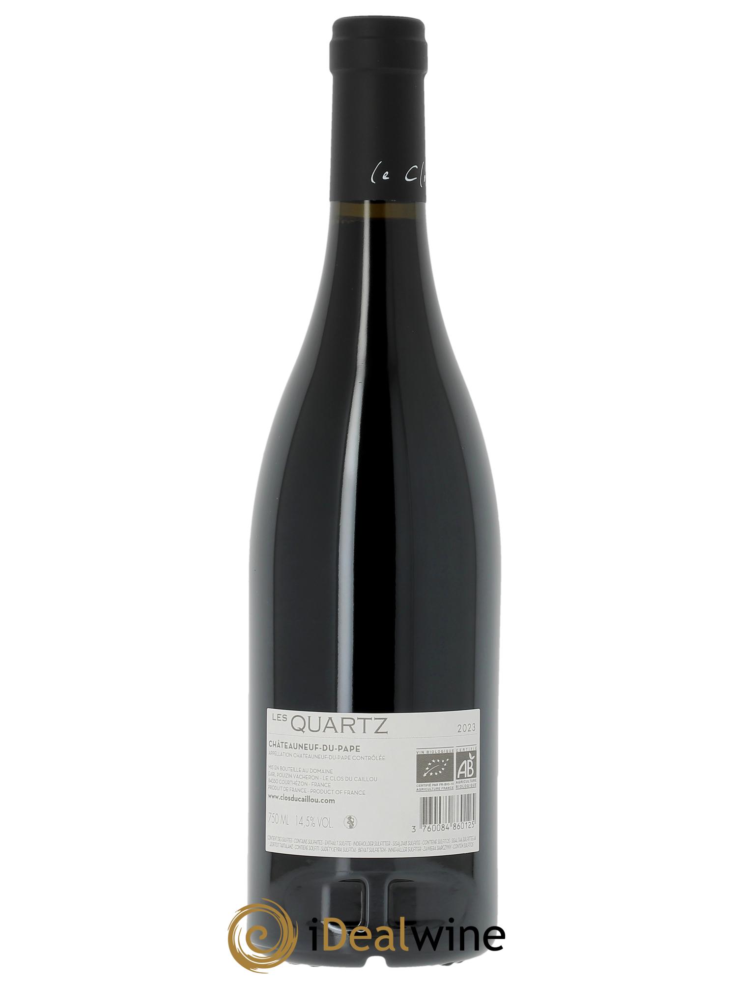 Châteauneuf-du-Pape Les Quartz Clos du Caillou  2023 - Lot of 1 bottle - 1