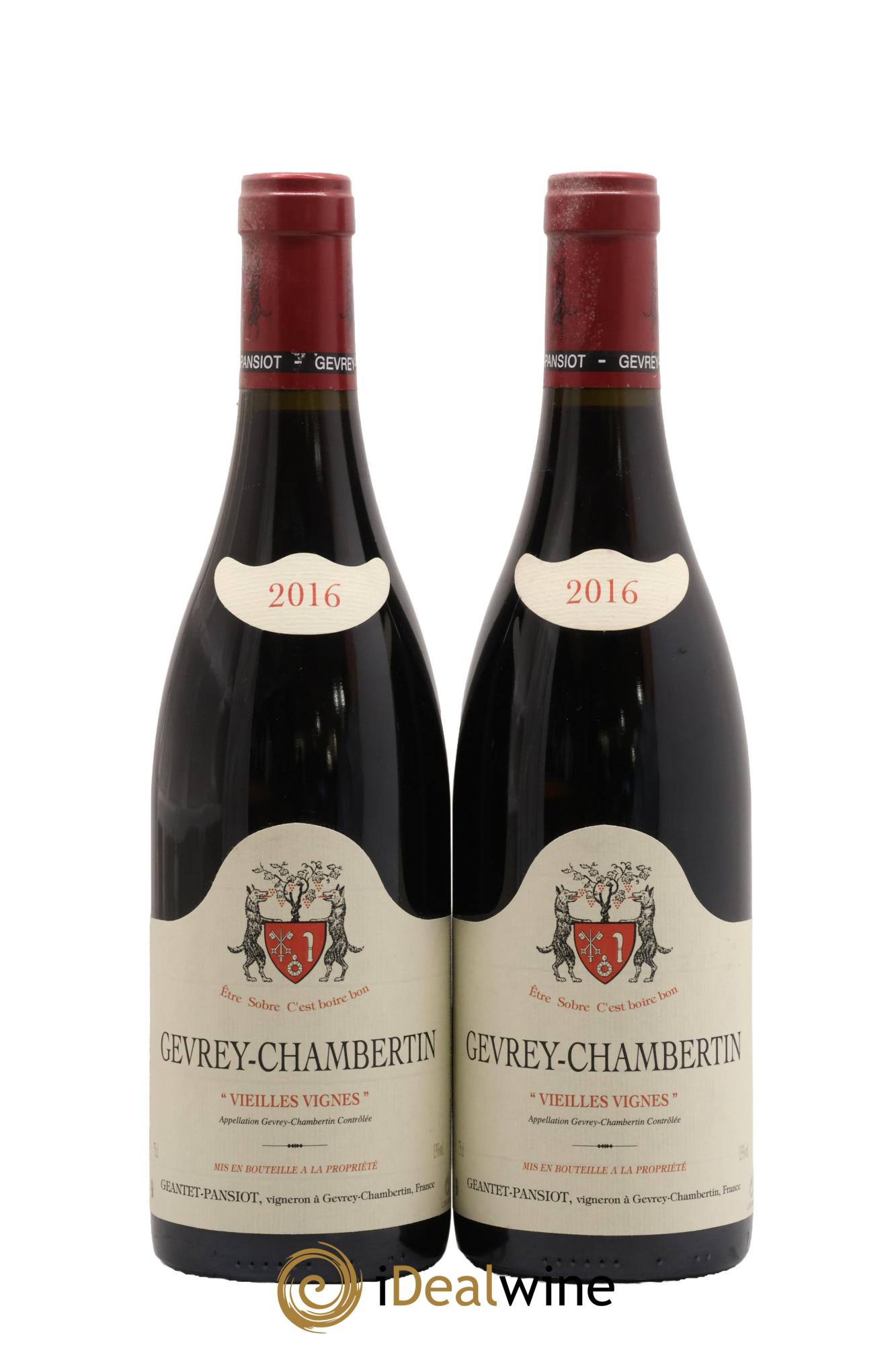 Gevrey-Chambertin Vieilles vignes Geantet-Pansiot 2016 - Lot de 2 bouteilles - 0