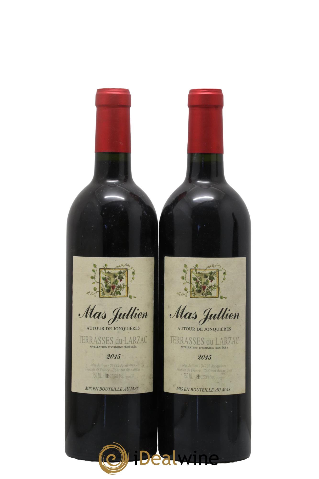 Coteaux du Languedoc - Terrasses du Larzac Mas Jullien Autour de Jonquières Olivier Jullien 2015 - Lot de 2 bouteilles - 0