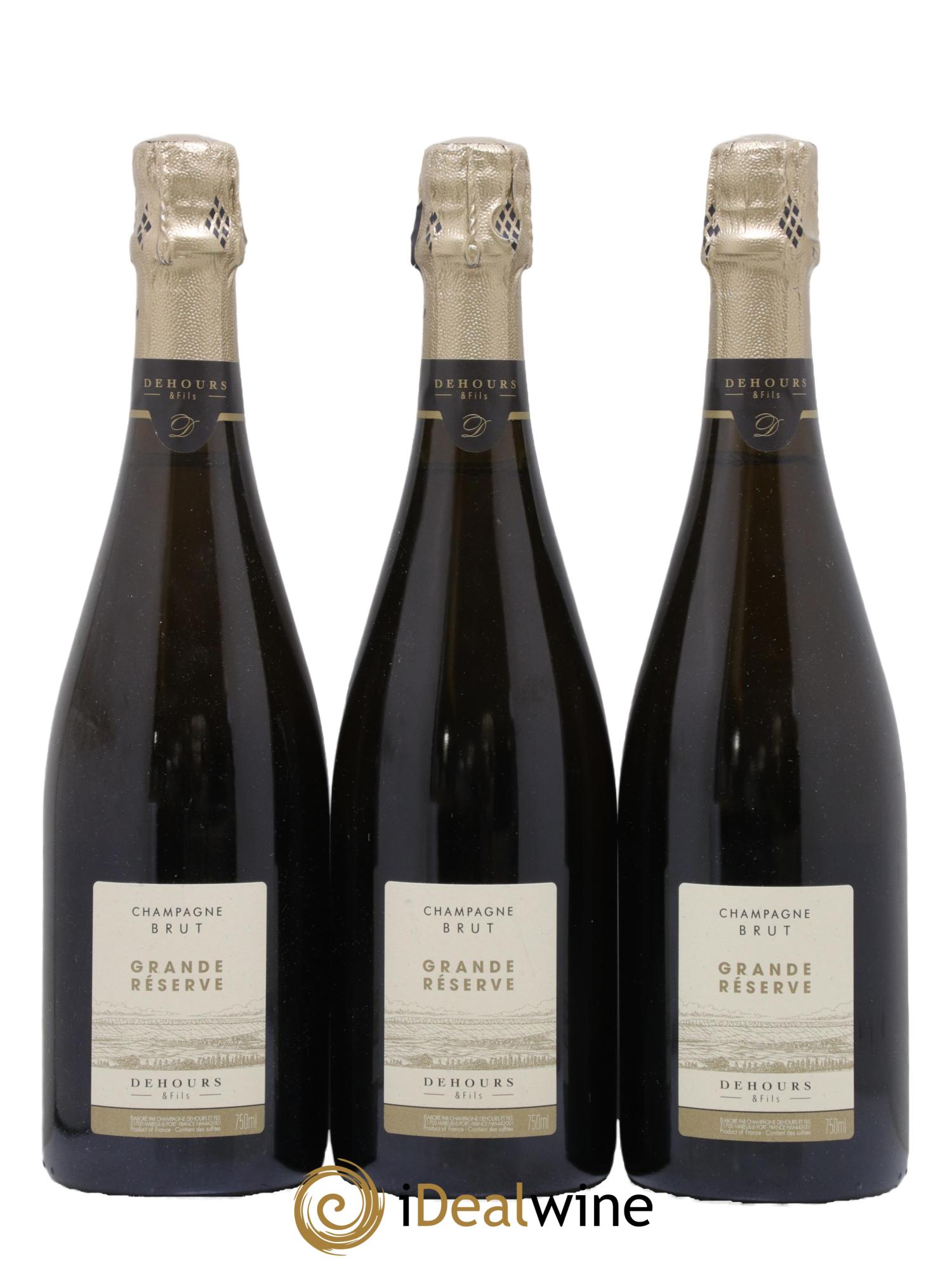 Grande Réserve Brut Dehours & Fils - Lot of 3 bottles - 0