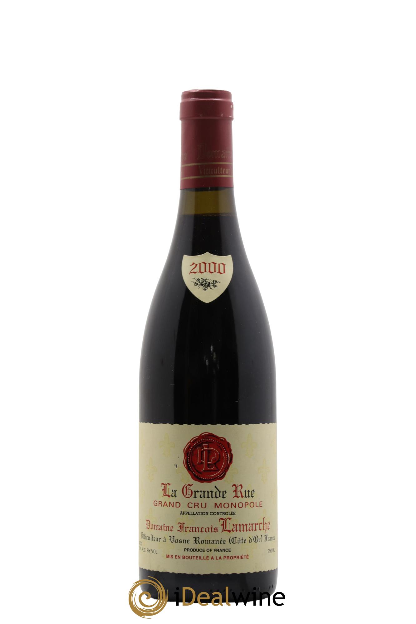 La Grande Rue Grand Cru Lamarche (Domaine) 2000 - Lot de 1 bouteille - 0