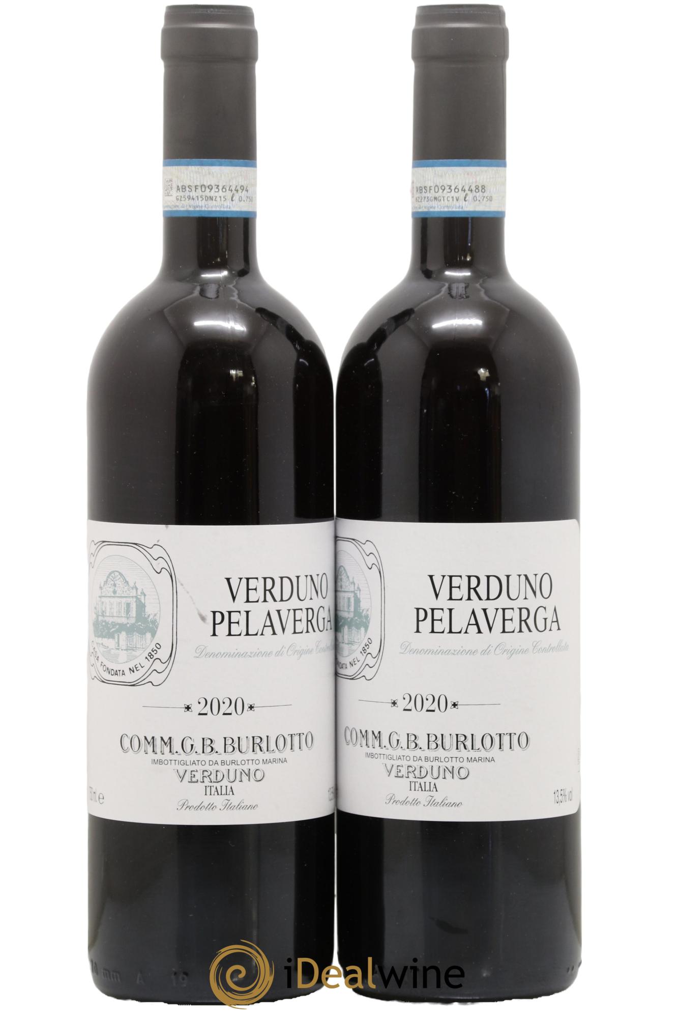 Verduno Pelaverga DOC Comm. Giovan Battista Burlotto 2020 - Lot of 2 bottles - 0