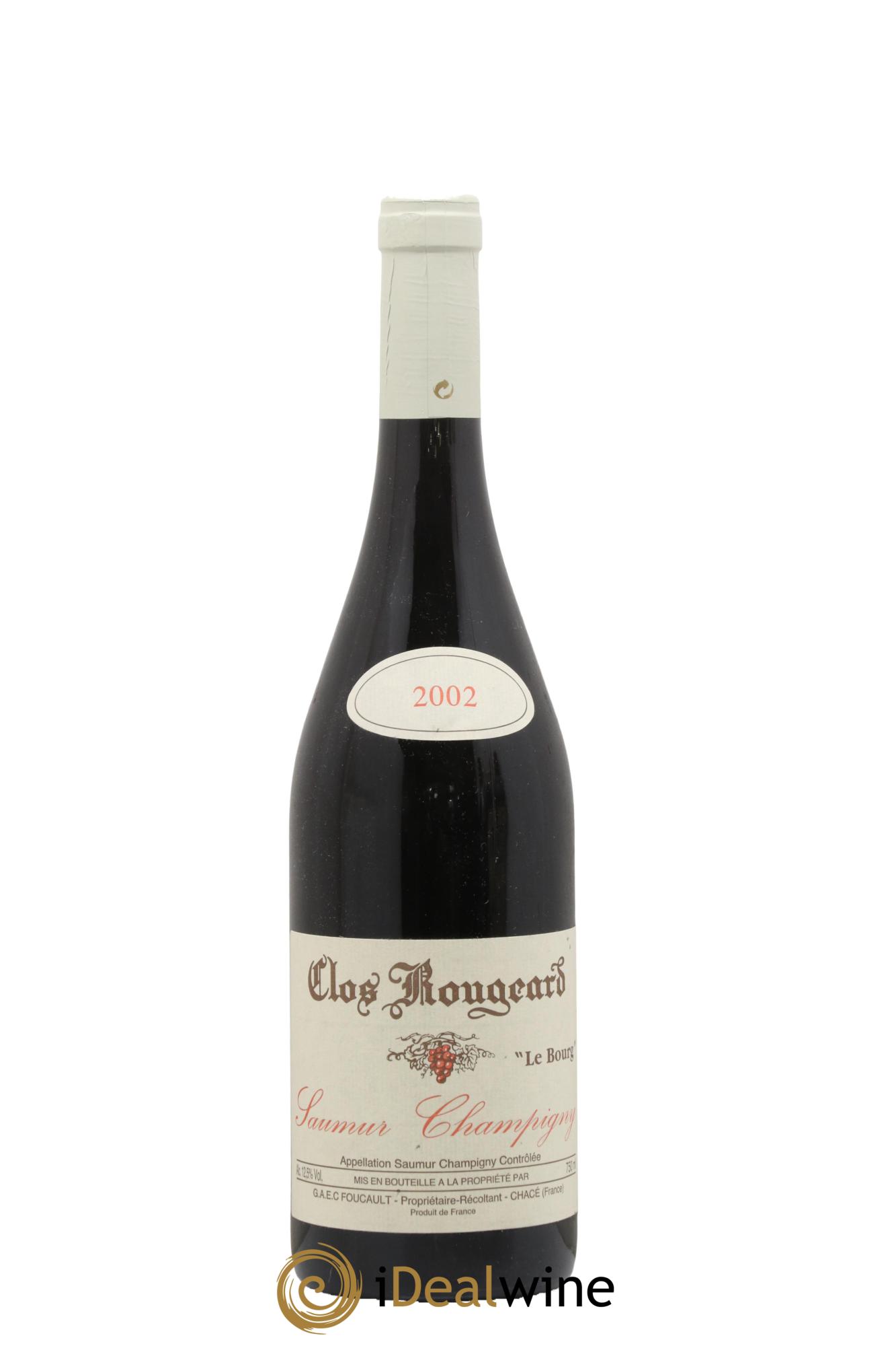 Saumur-Champigny Le Bourg Clos Rougeard 2002 - Lot de 1 bouteille - 0