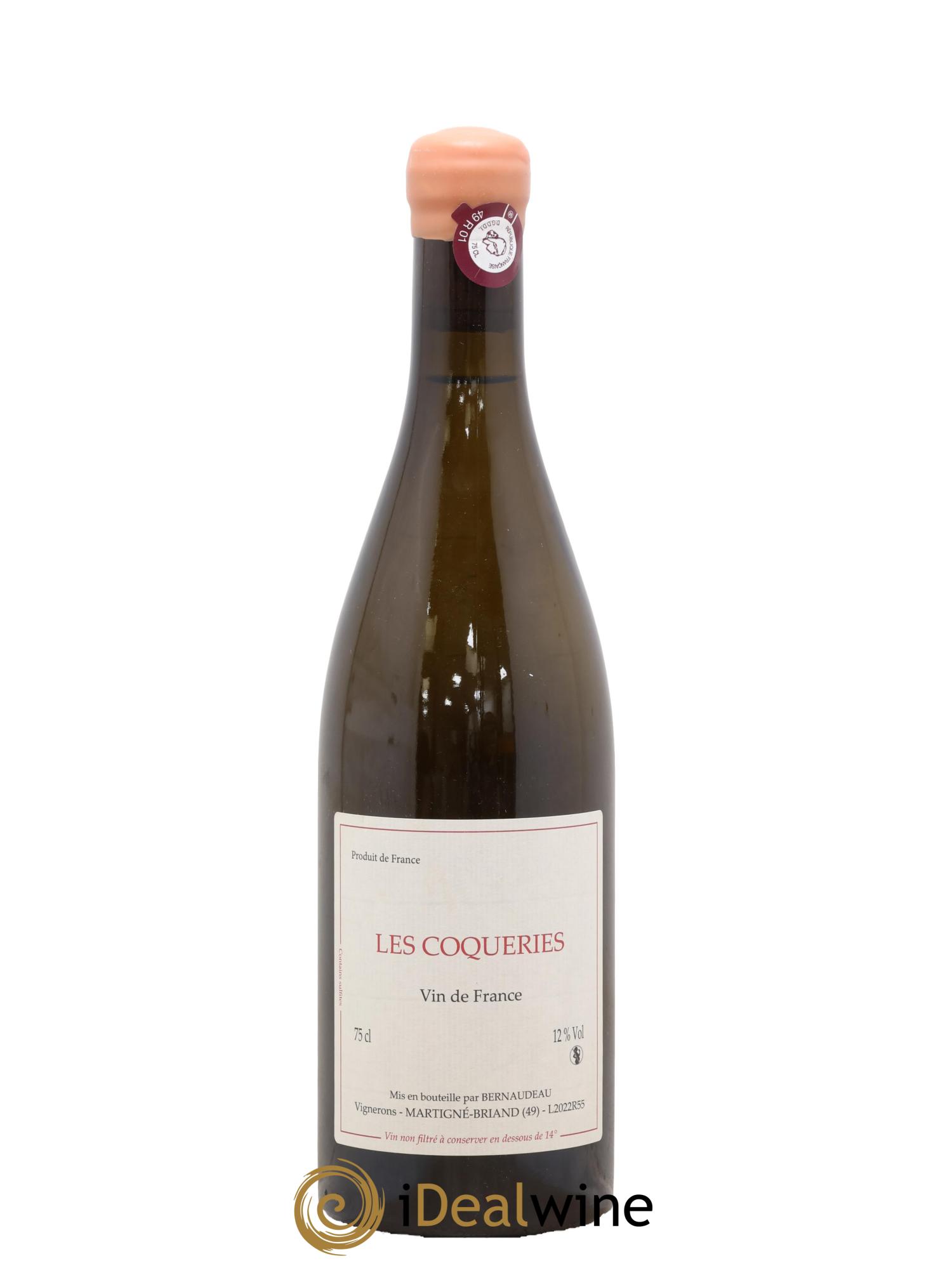 Vin de France Les Coqueries Stéphane Bernaudeau (Domaine) 2022 - Lot de 1 bouteille - 0
