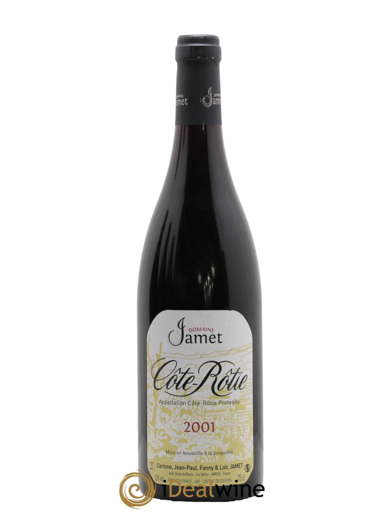 Côte-Rôtie Jamet (Domaine) 2001 - Lot of 1 bottle - 0