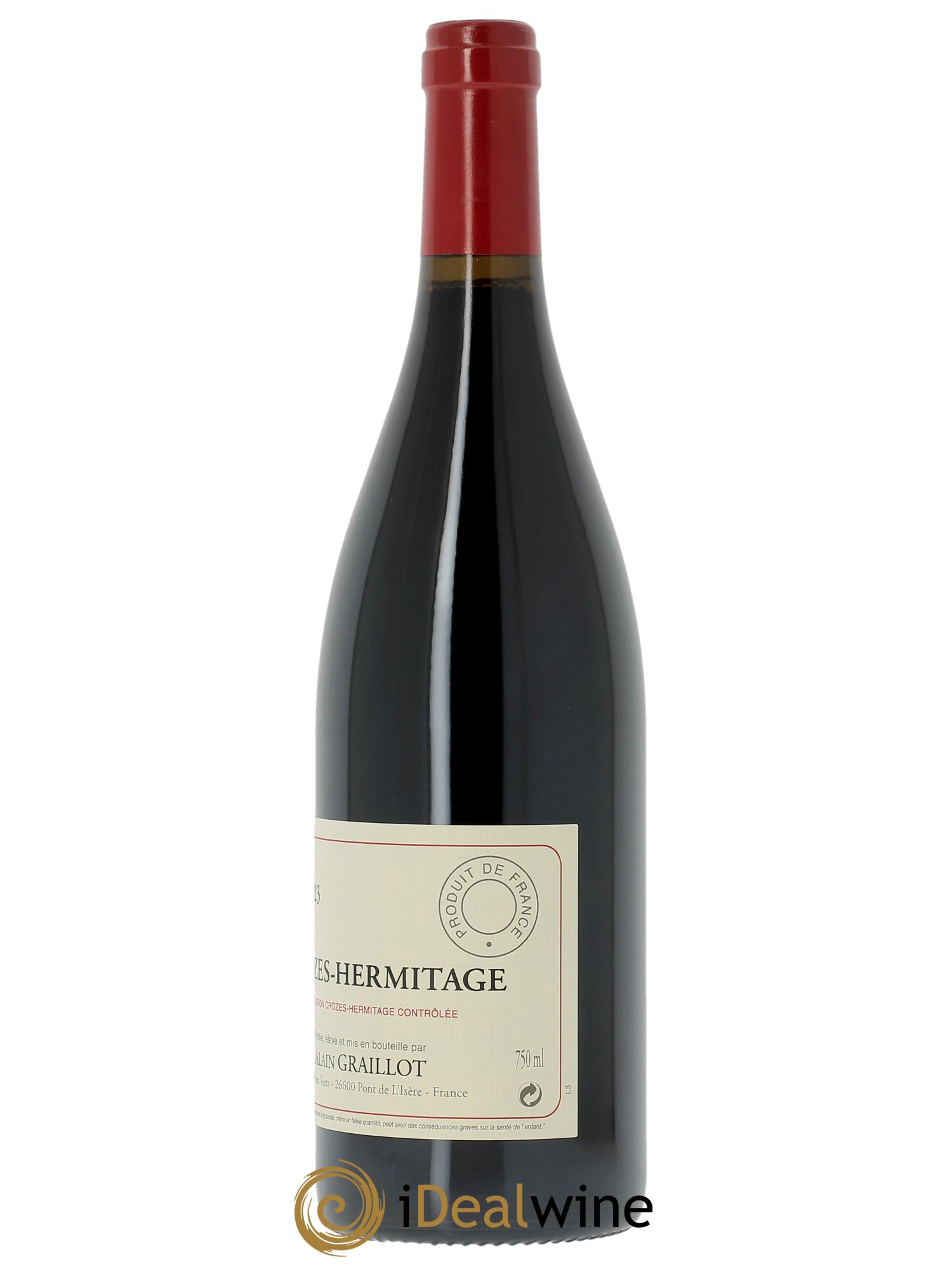 Crozes-Hermitage Domaine Graillot  2023 - Lot de 1 bouteille - 1