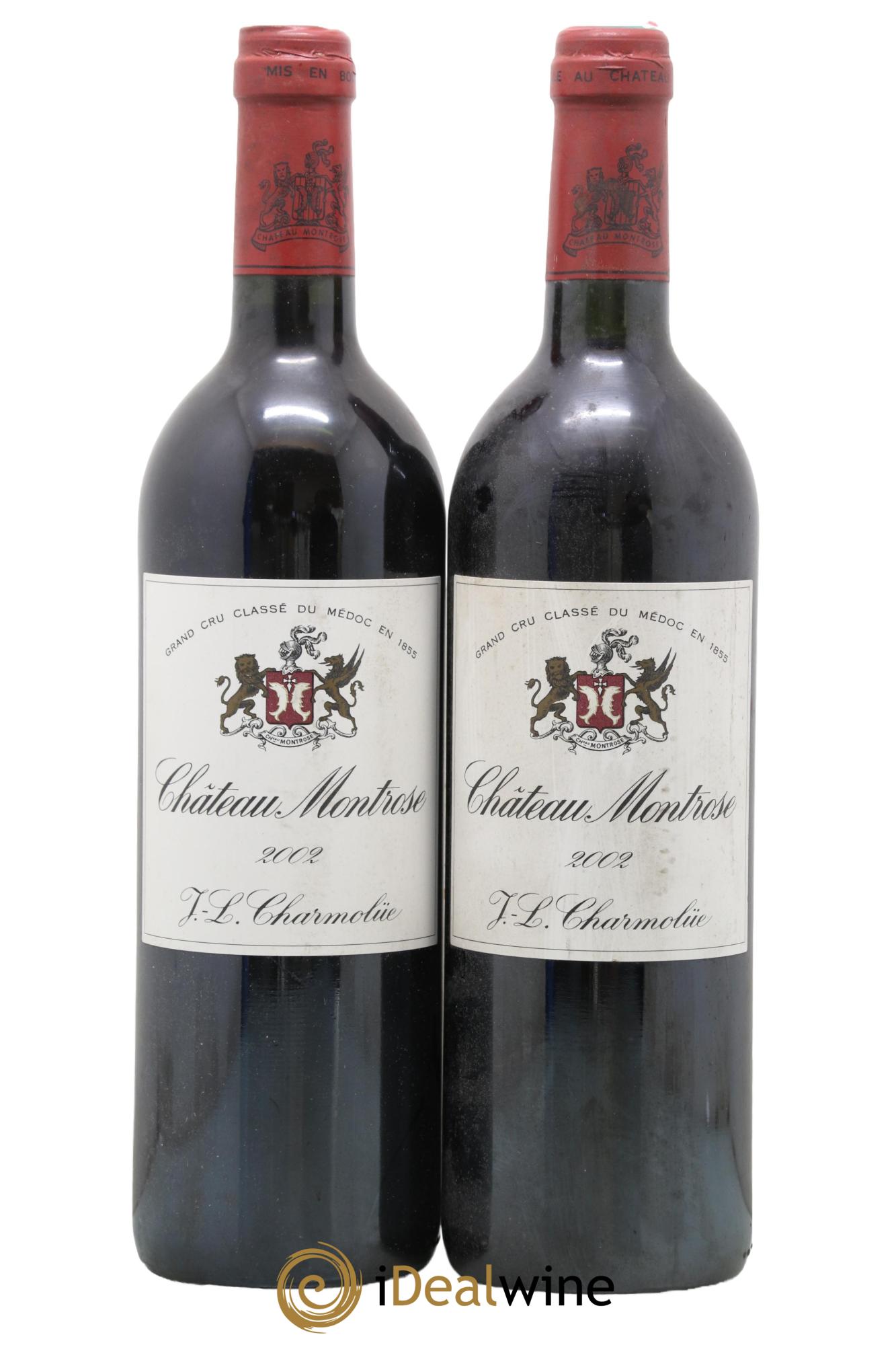 Château Montrose 2ème Grand Cru Classé 2002 - Lot de 2 bouteilles - 0