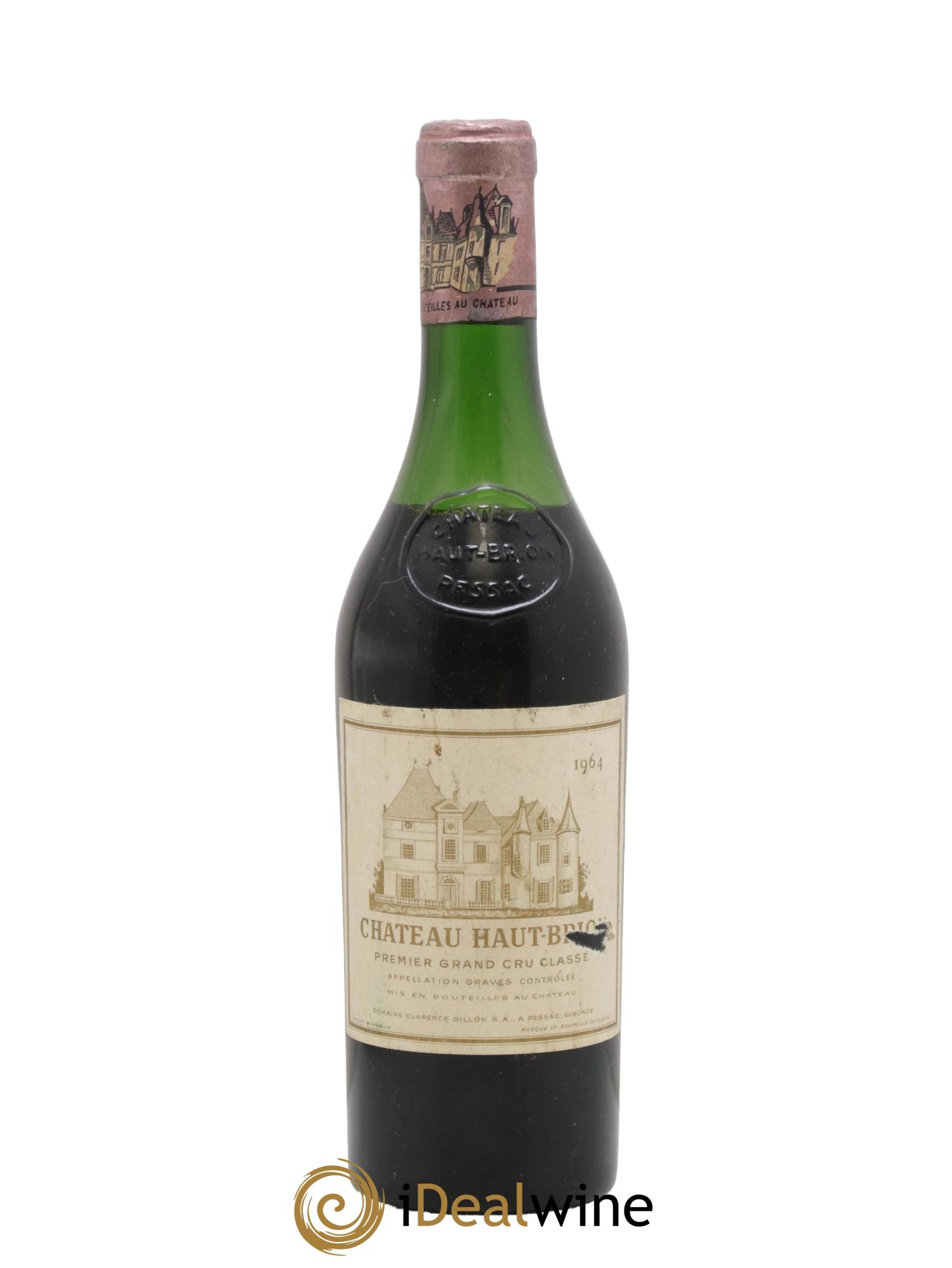 Château Haut Brion 1er Grand Cru Classé 1964 - Lot de 1 demi bouteille - 0