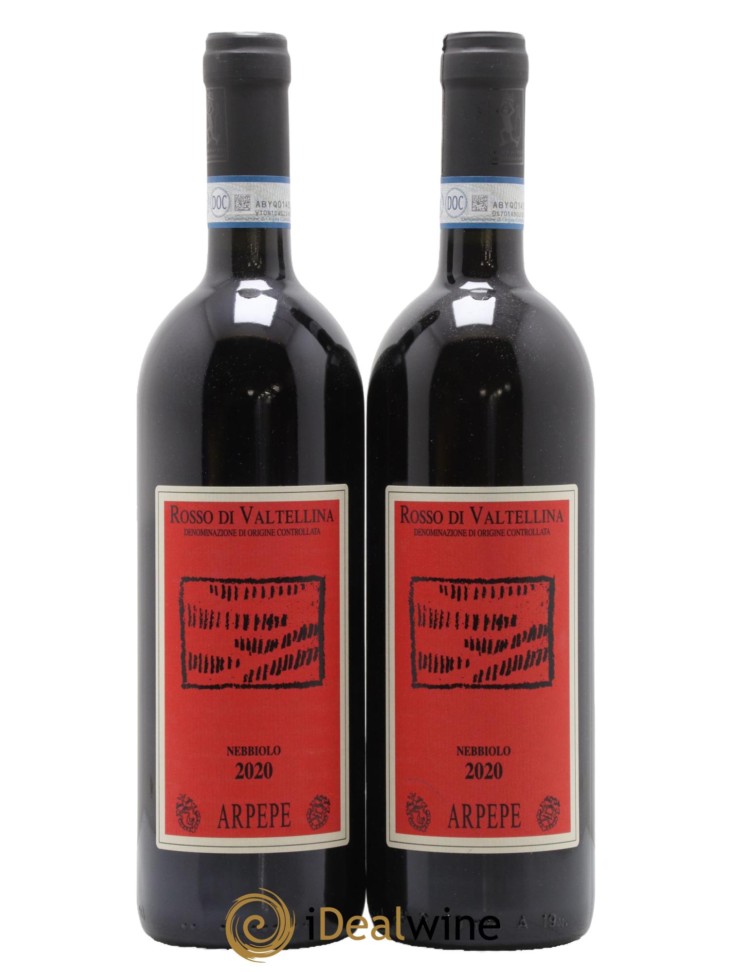 Rosso di Valtellina DOC Ar.Pe.Pe. 2020 - Lotto di 2 bottiglie - 0