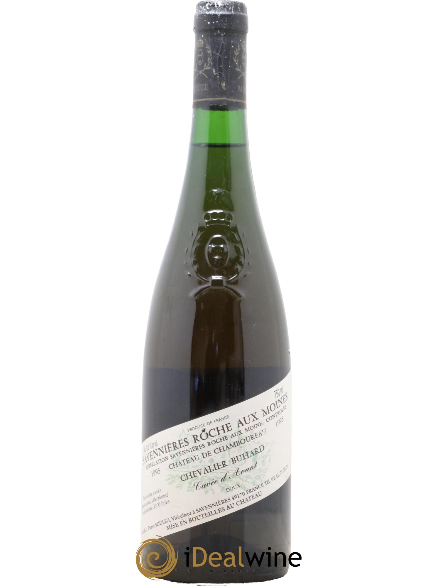 Savennières Roche aux Moines Chevalier Buhard Cuvée d'Avant Château de Chamboureau 1995 - Lot de 1 bouteille - 0