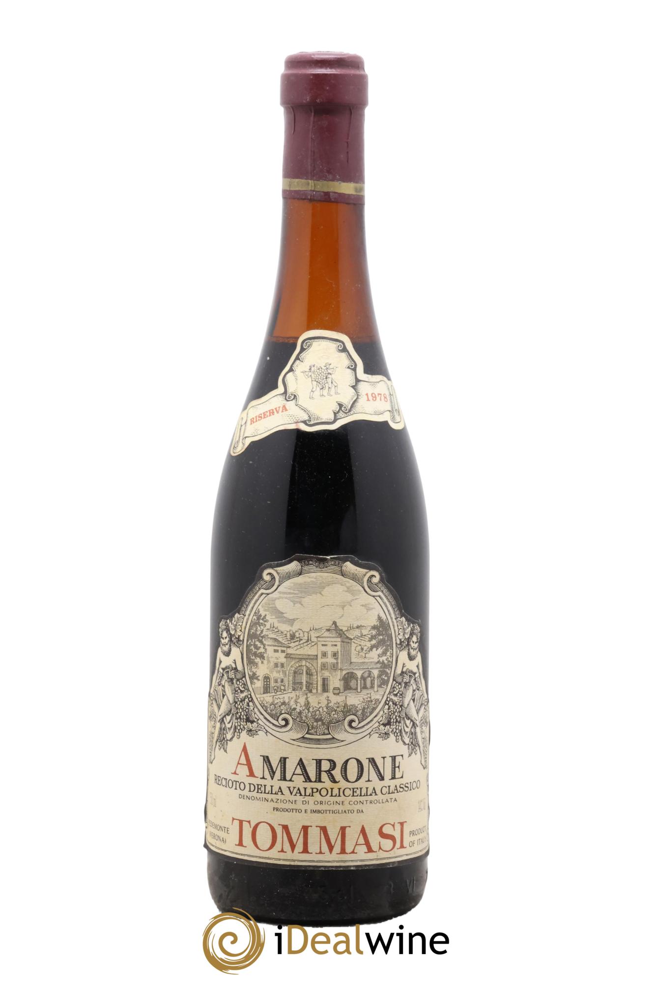 Amarone della Valpolicella DOC Tommasi 1978 - Lot of 1 bottle - 0