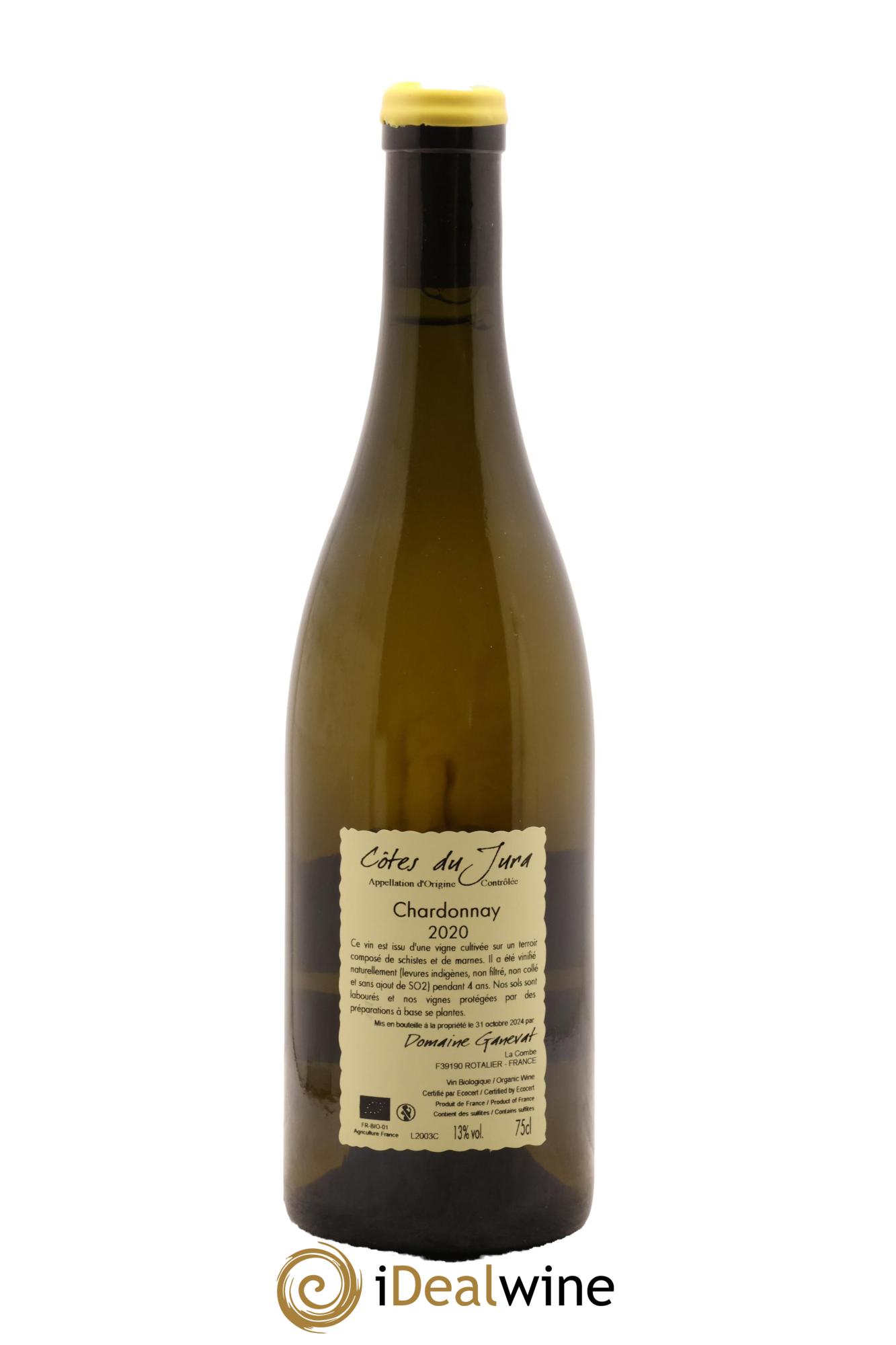 Côtes du Jura Chardonnay En Billat Jean-François Ganevat (Domaine) 2020 - Lot de 1 bouteille - 1