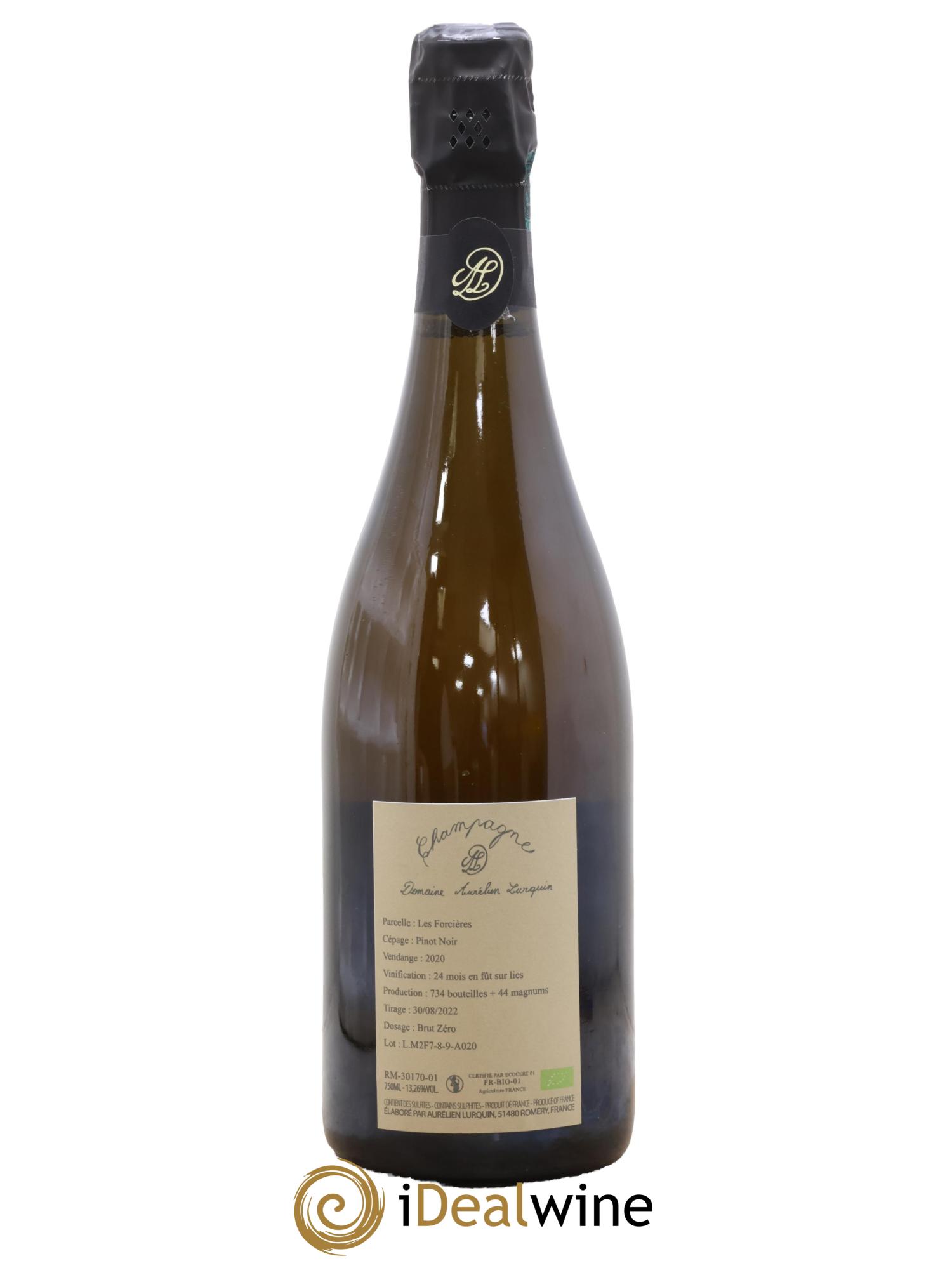 Pinot Noir Les Forcières Aurélien Lurquin 2020 - Lot de 1 bouteille - 1
