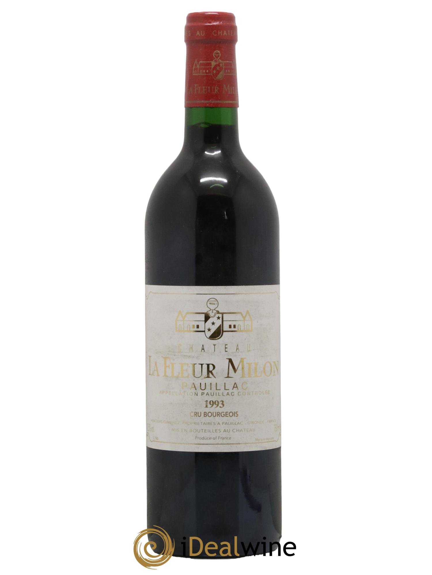 Château la Fleur Milon Cru Bourgeois 1993 - Lot de 1 bouteille - 0