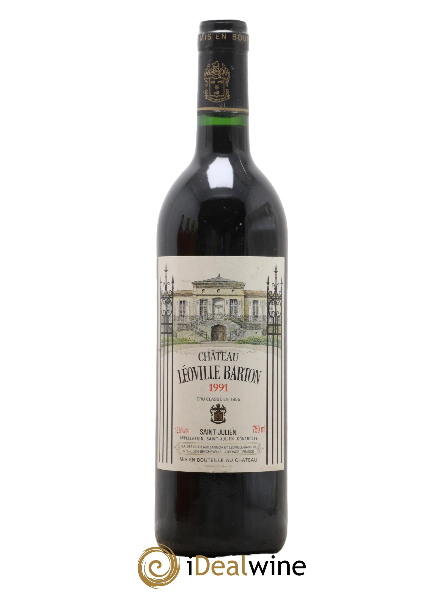Château Léoville Barton 2ème Grand Cru Classé 1991 - Lot de 1 bouteille - 0
