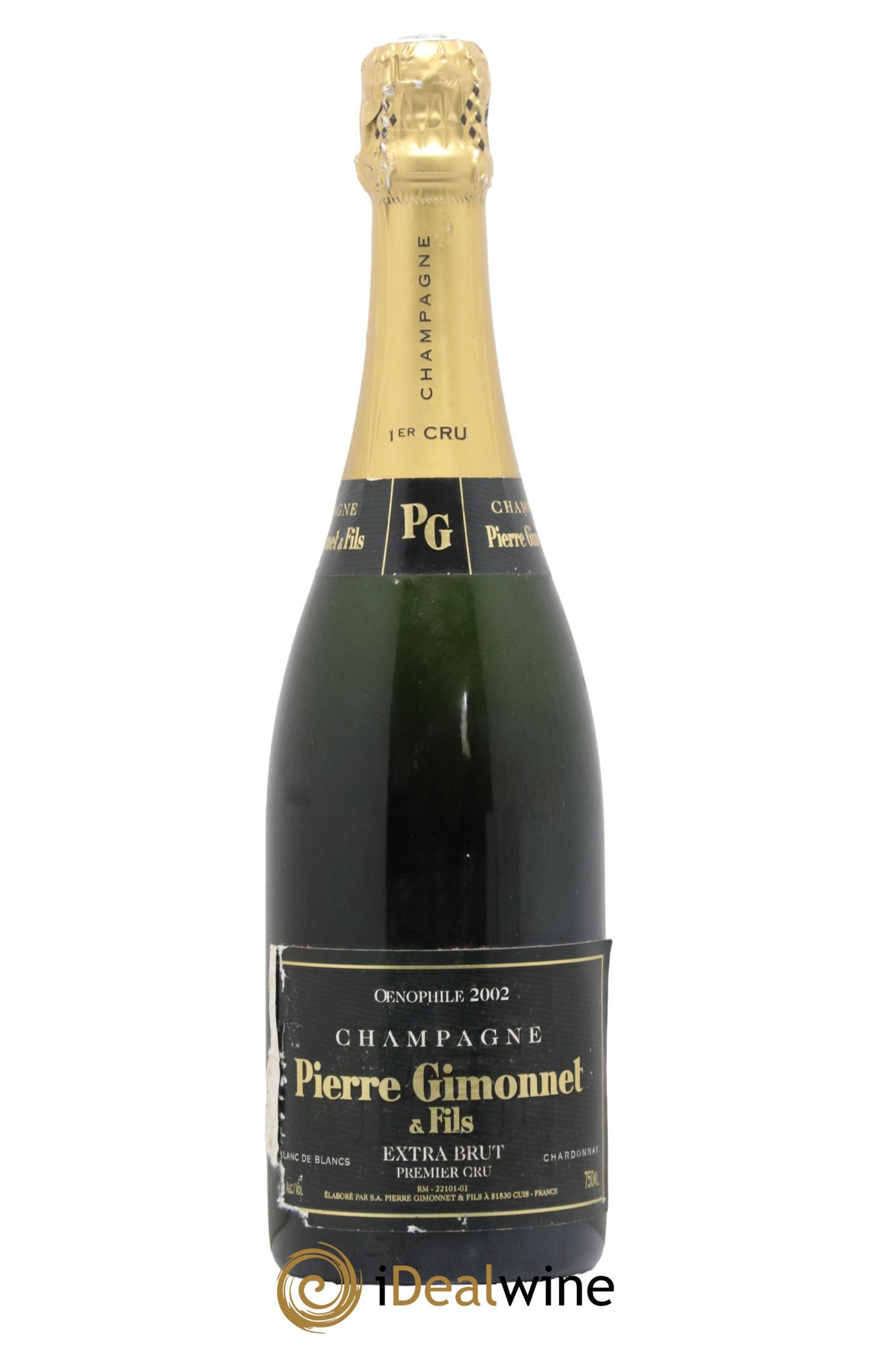 Oenophile Extra-Brut Pierre Gimonnet 2002 - Lot de 1 bouteille - 0