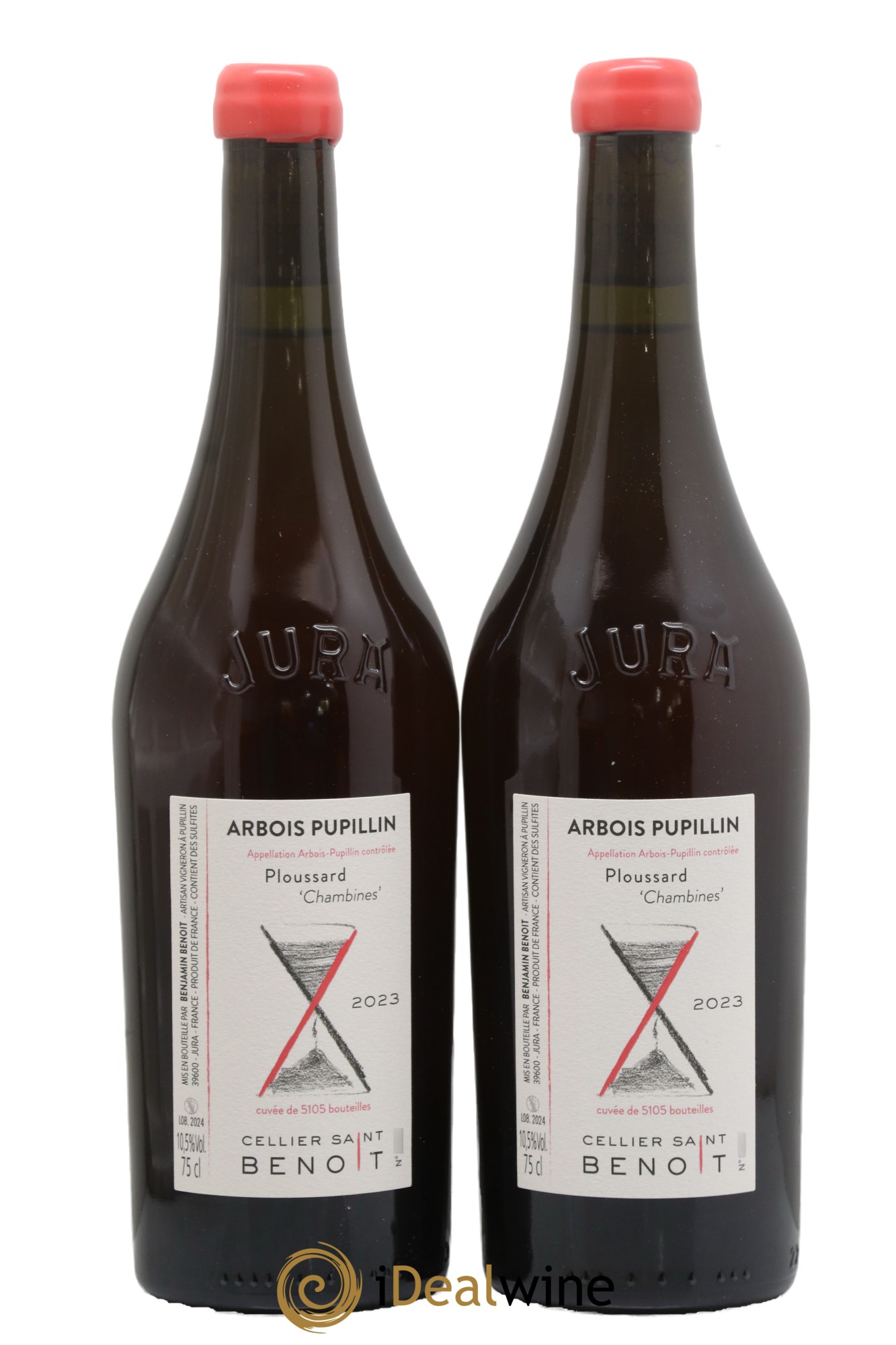 Arbois-Pupillin Ploussard Chambines Cellier Saint Benoît 2023 - Lot de 2 bouteilles - 0