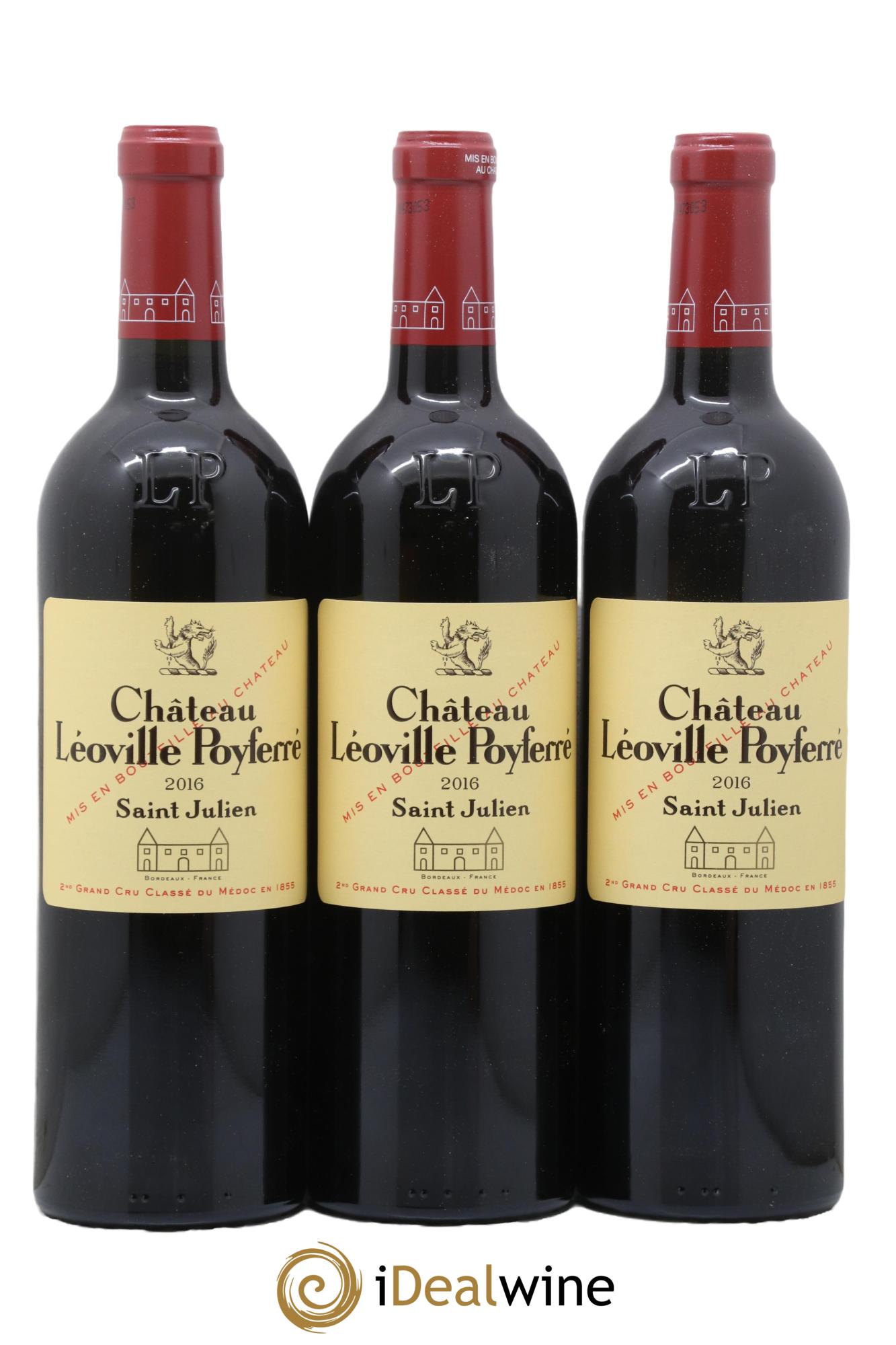 Château Léoville Poyferré 2ème Grand Cru Classé 2016 - Lot of 6 bottles - 3