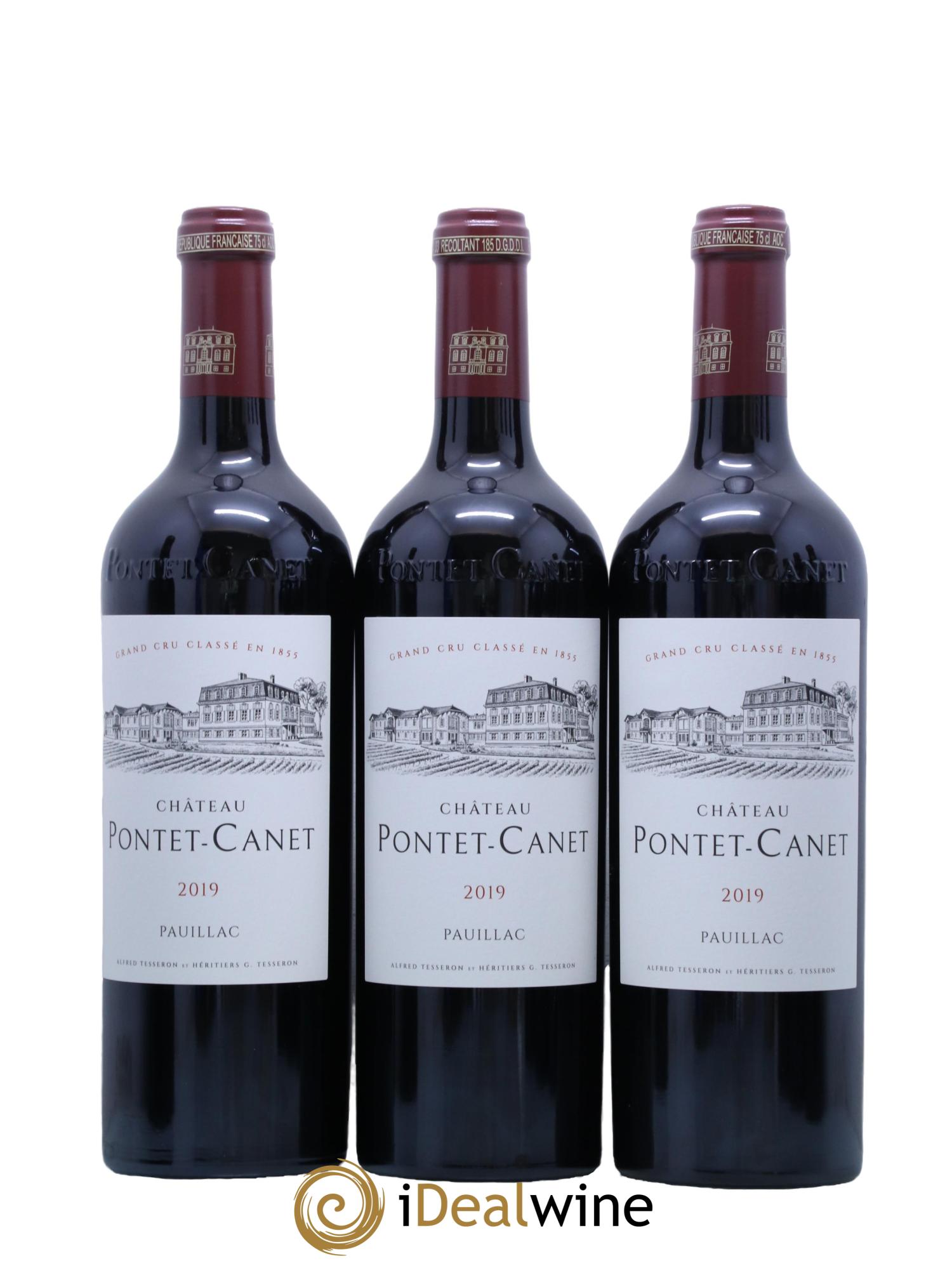 Château Pontet Canet 5ème Grand Cru Classé 2019 - Lot de 12 bouteilles - 2