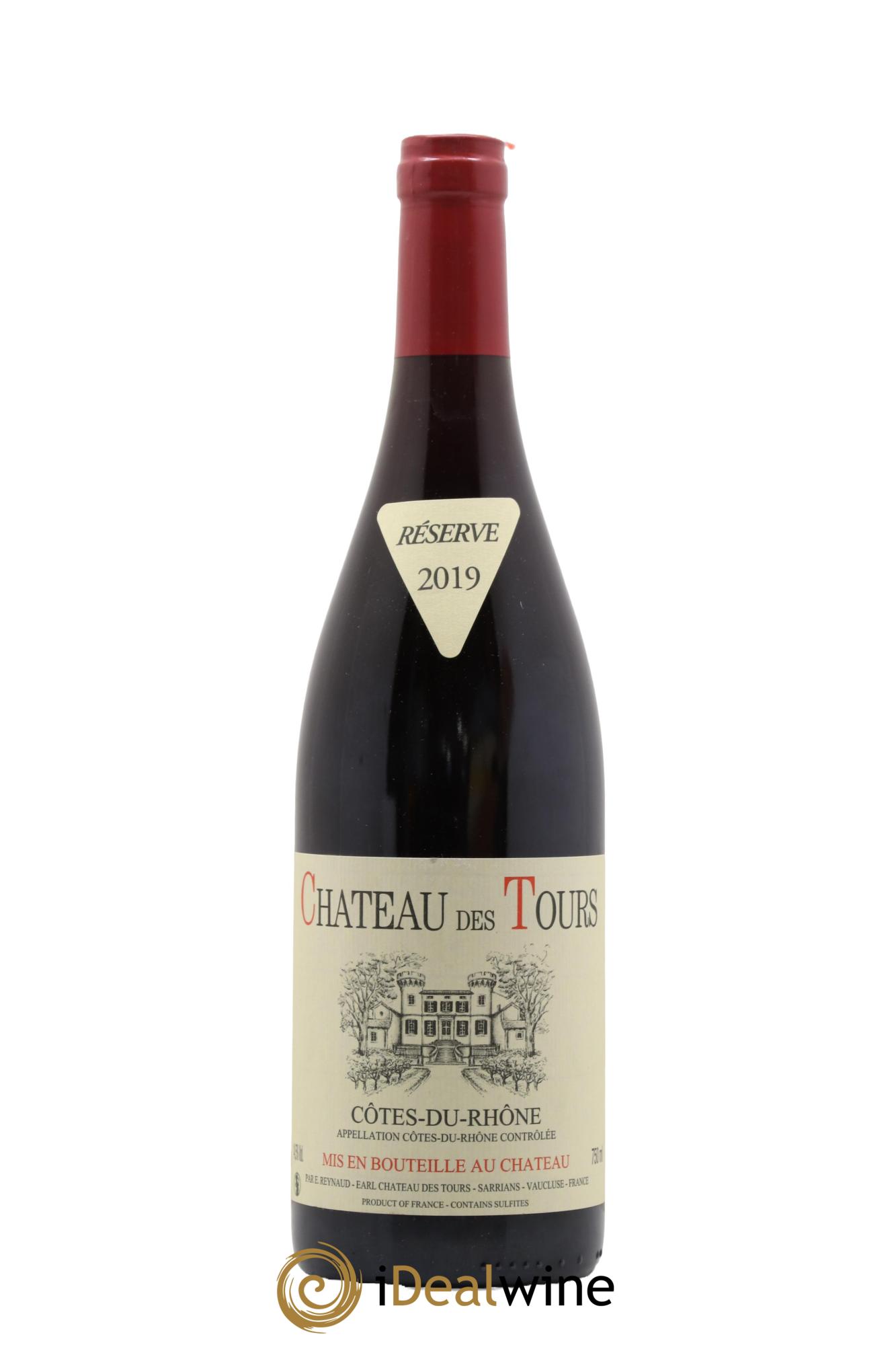 Côtes-du-Rhône Château des Tours Emmanuel Reynaud 2019 - Lot de 1 bouteille - 0
