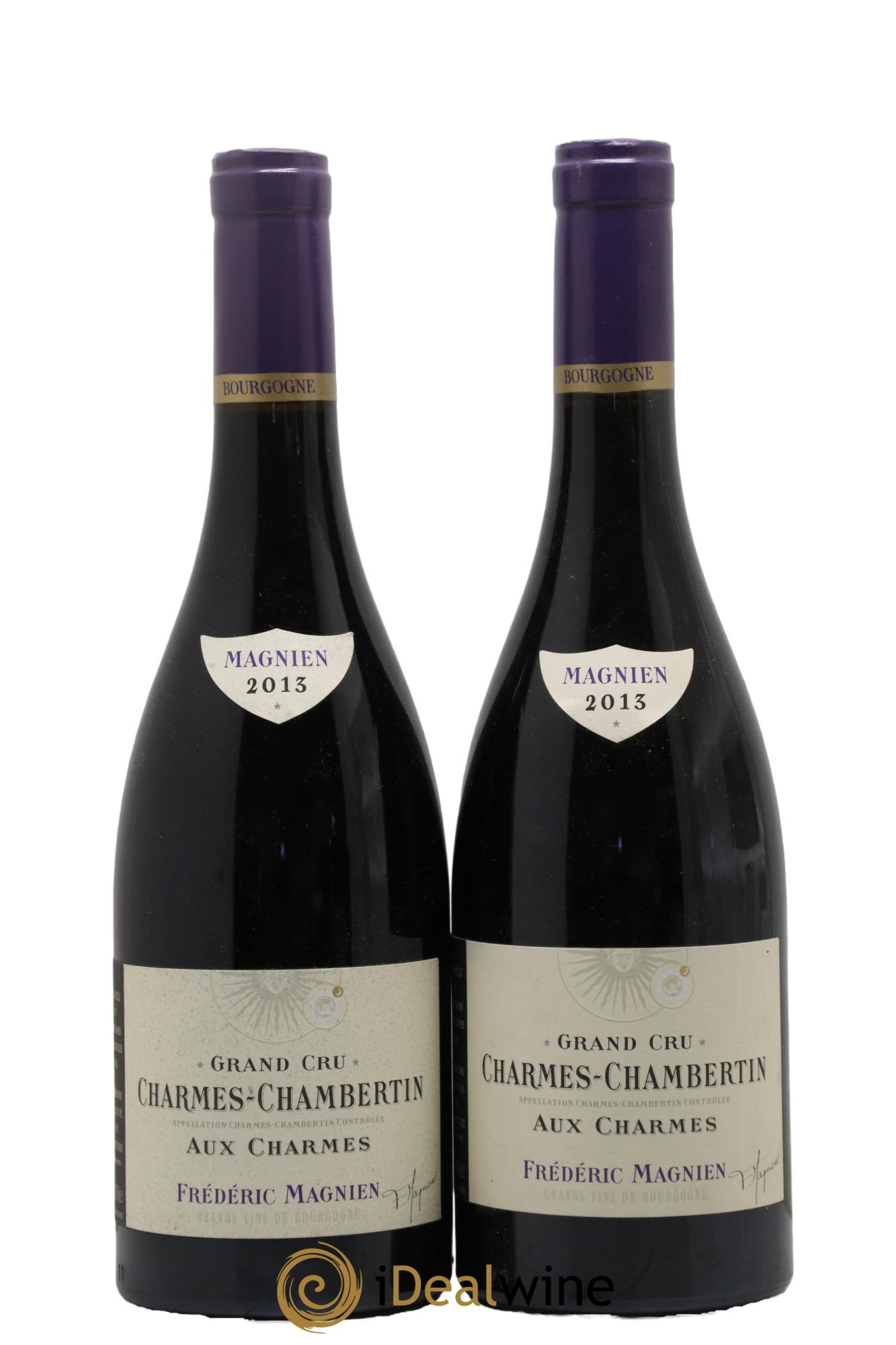Charmes-Chambertin Grand Cru Aux Charmes Frédéric Magnien 2013 - Lot of 2 bottles - 0
