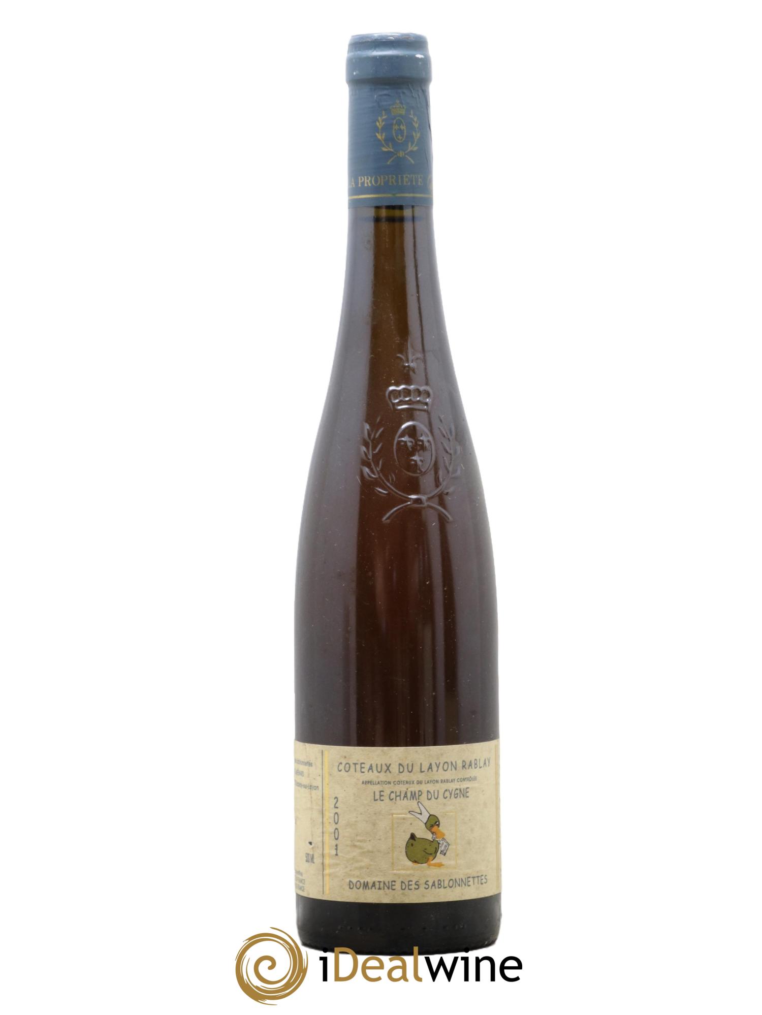 Coteaux du Layon Rablay Le Champ Du Cygne Domaine des Sablonnettes 2001 - Lot de 1 format 50cl - 0