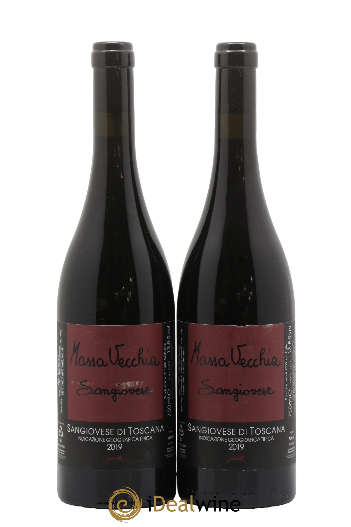 Sangiovese di Toscana IGT Massa Vecchia 2019 - Lot de 2 bouteilles - 0
