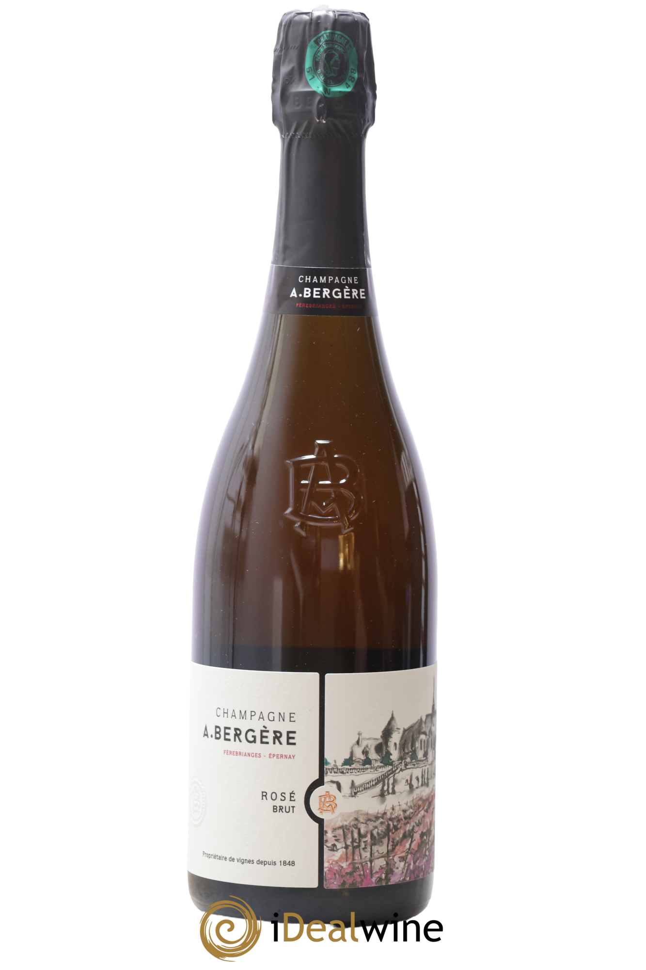 Champagne - Brut A. Bergère - Lot de 1 bouteille - 0